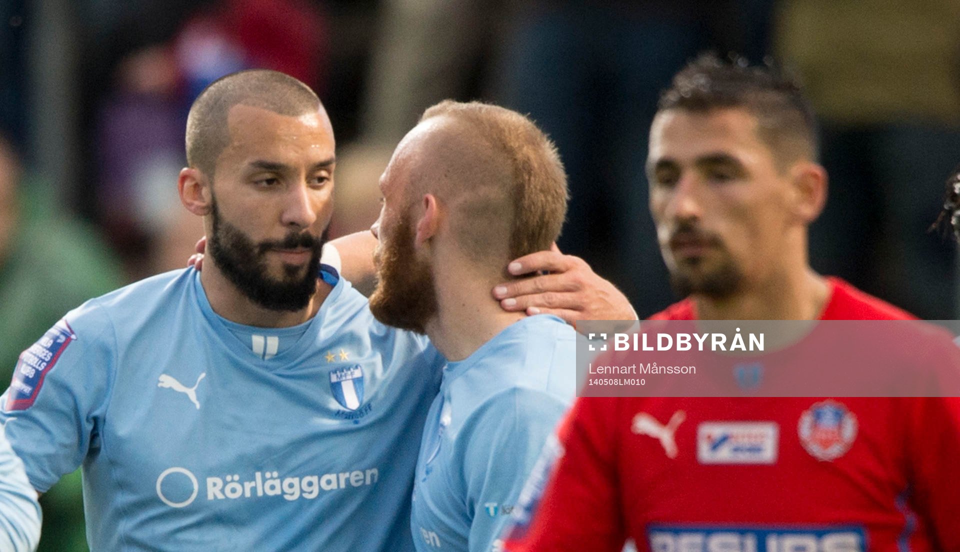 Malmös Guillermo Molins har gjort 0-1 på straff i matchen