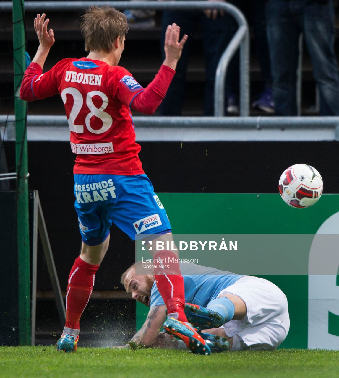 Straff, Helsingborgs Jere Uronen trycker till Malmös