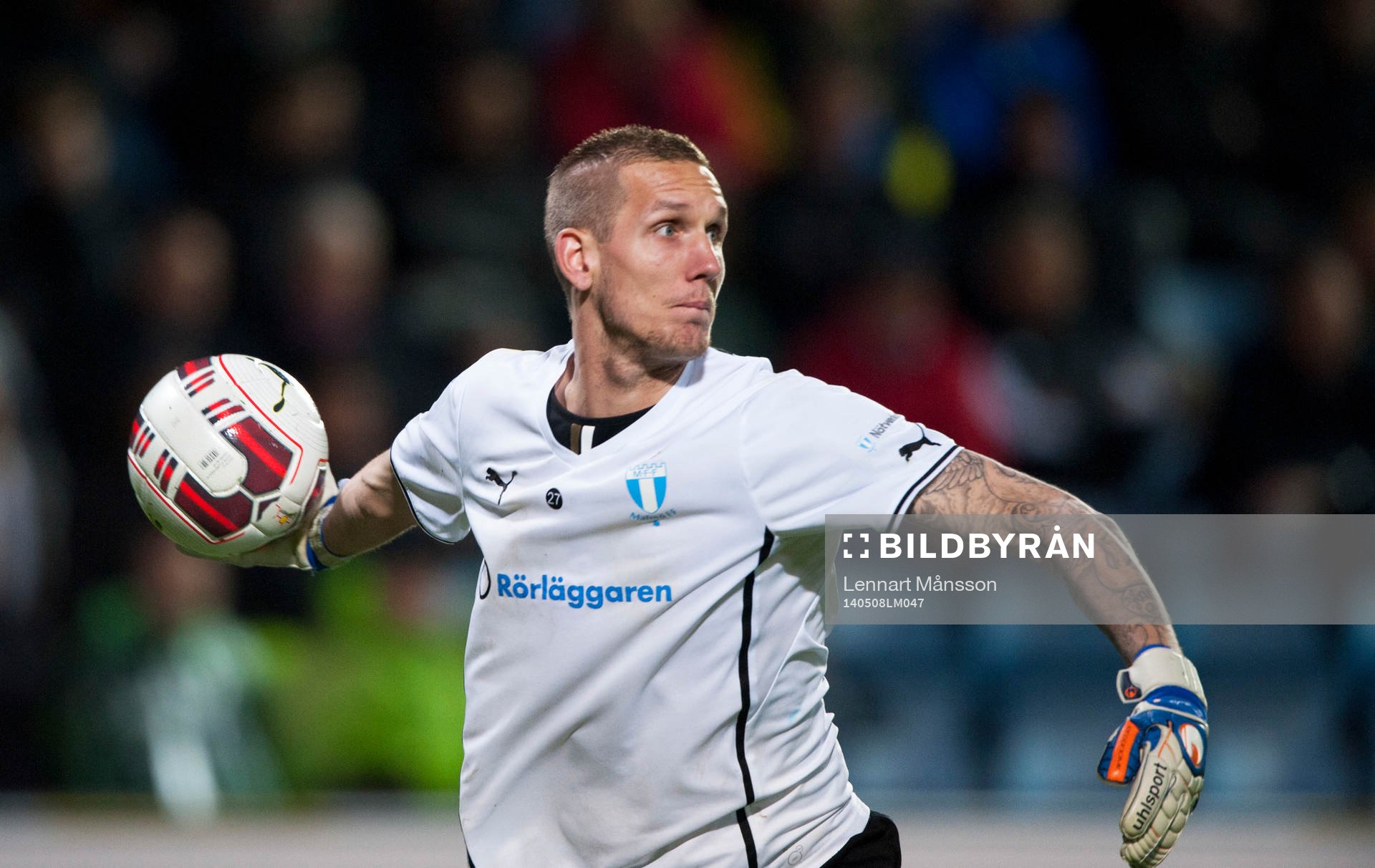 Malmös målvakt Robin Olsen i matchen i allsvenskan mellan