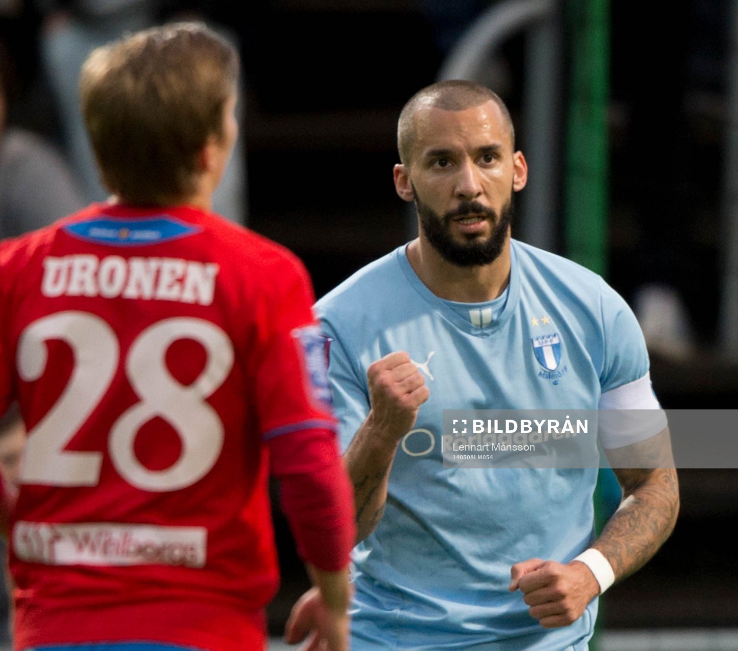 Malmös Guillermo Molins har gjort 0-1 på straff och