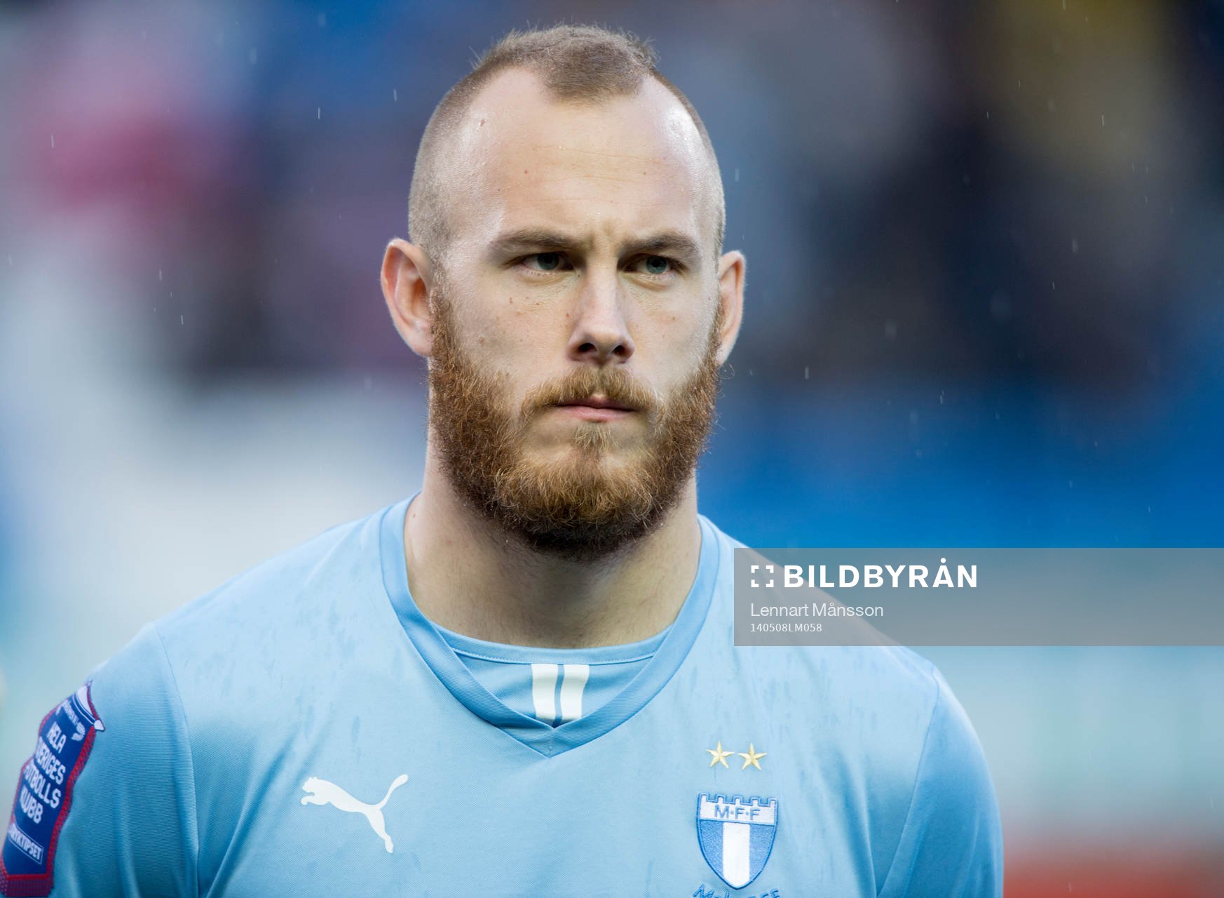 Malmös Magnus Eriksson i matchen i allsvenskan mellan