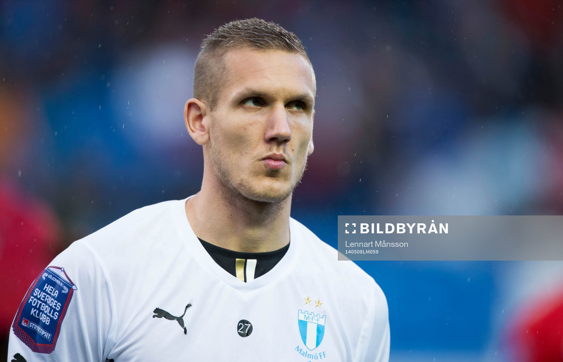 Malmös Robin Olsen  i matchen i allsvenskan mellan