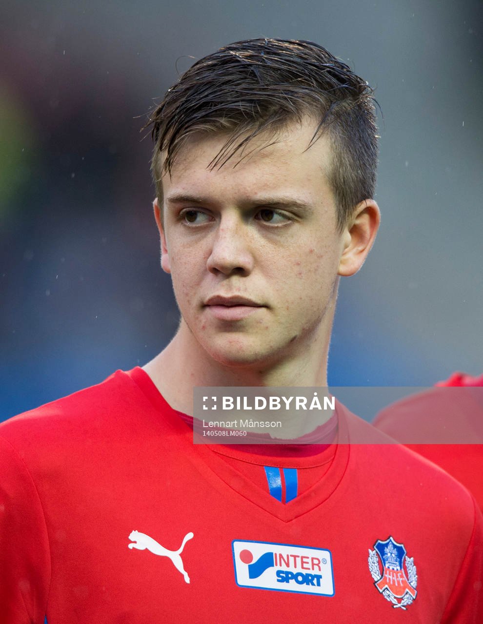 Helsingborgs Alexander Achinioti Jönsson i matchen i