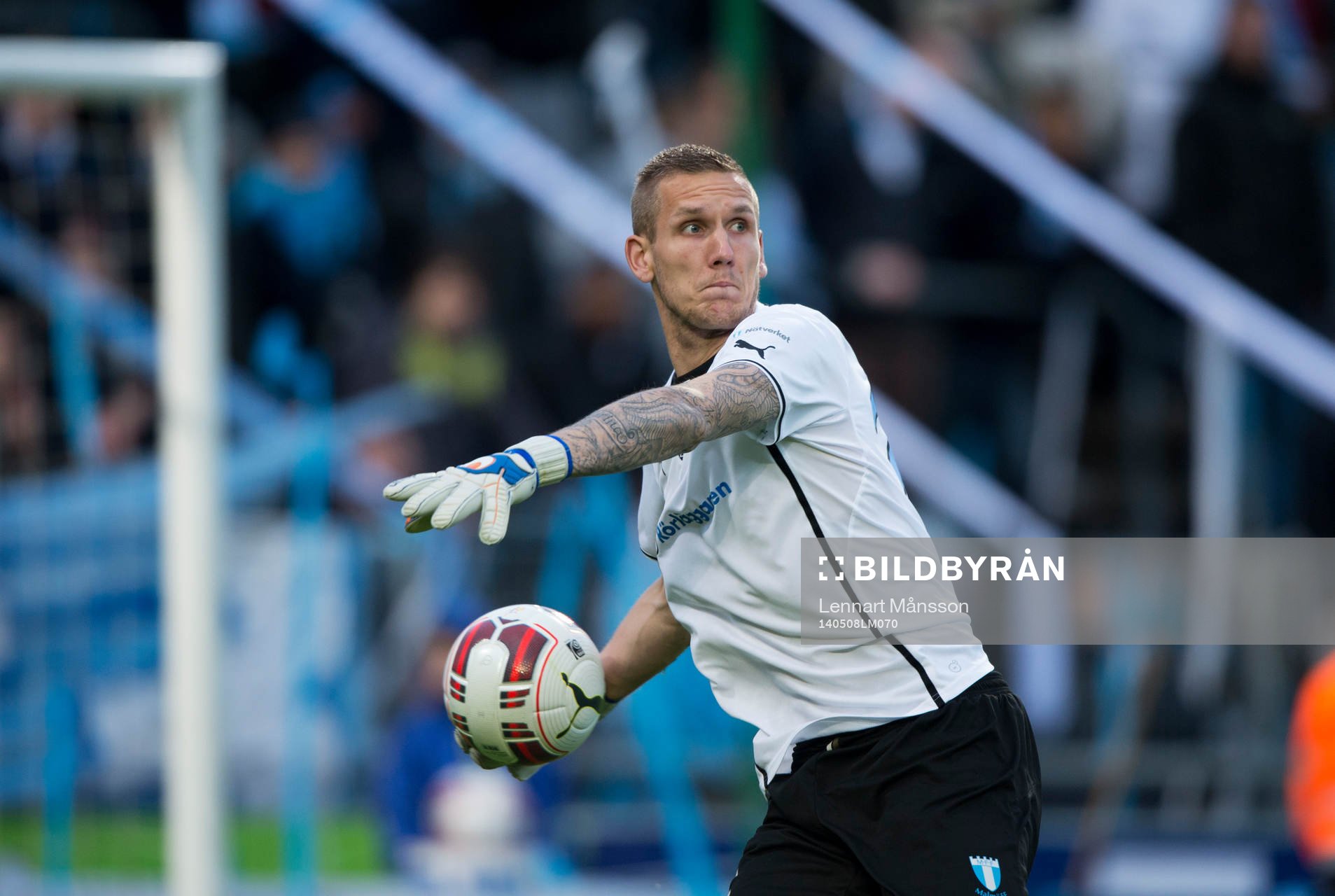 Malmös målvakt Robin Olsen i matchen i allsvenskan mellan