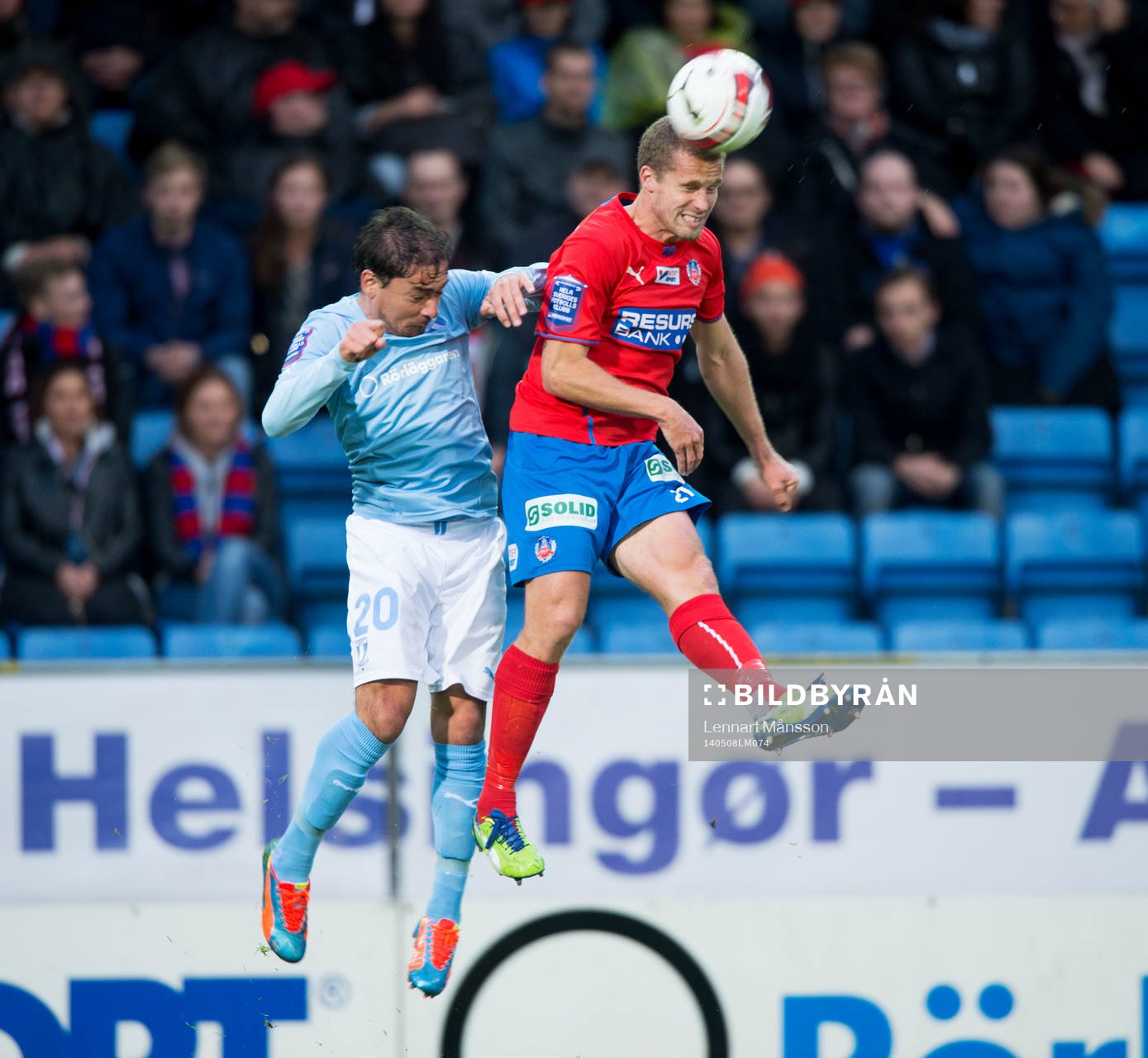 Malmös Ricardinho och Helsingborgs Christoffer Andersson i