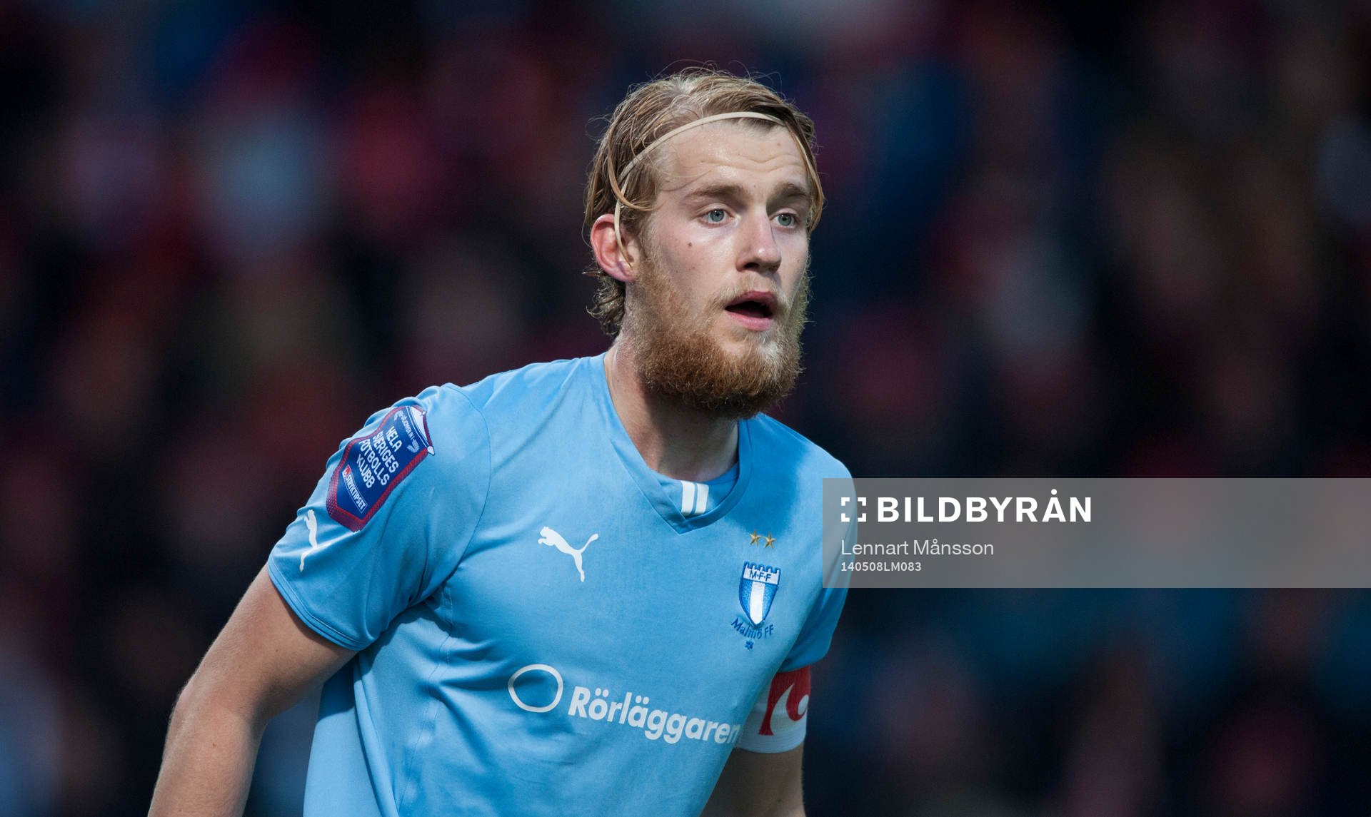 Malmös Filip Helander i matchen i allsvenskan mellan