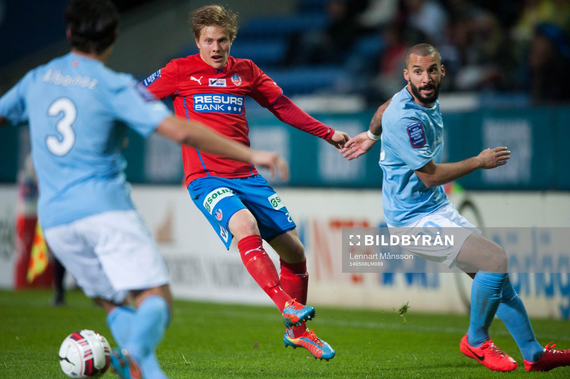 Helsingborgs Jere Uronen i matchen i allsvenskan mellan