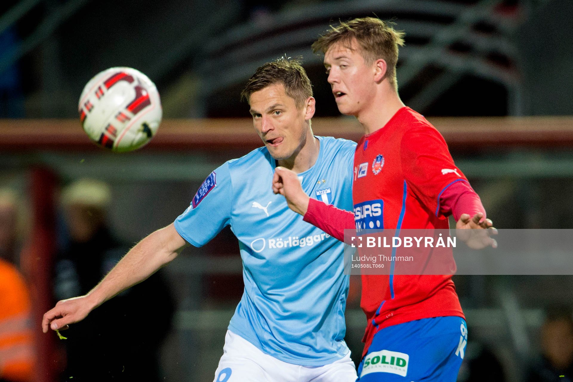 Malmö FFs Markus Rosenberg och Helsingborgs Alexander