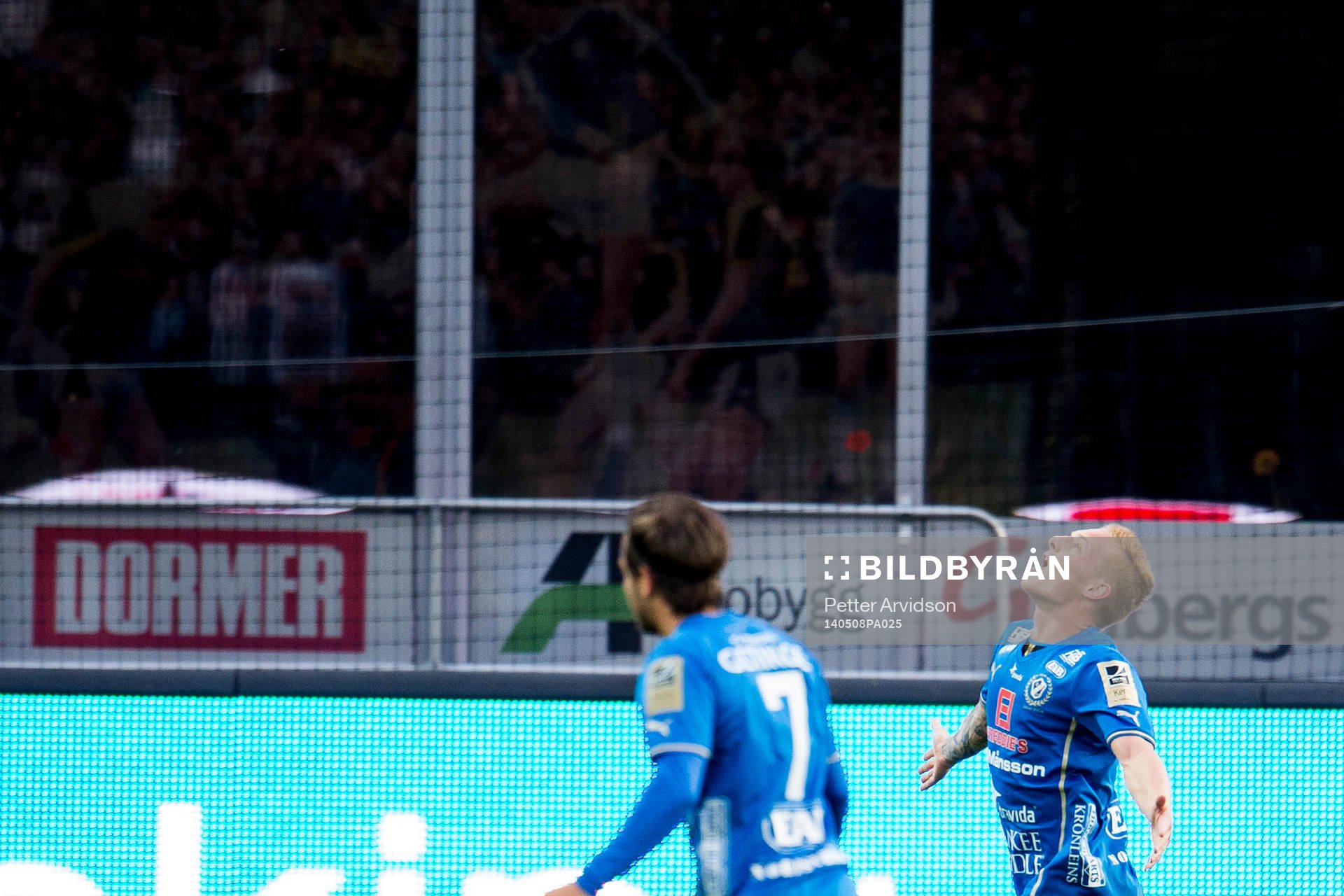 Halmstads Gudjón Baldvinsson jublar
