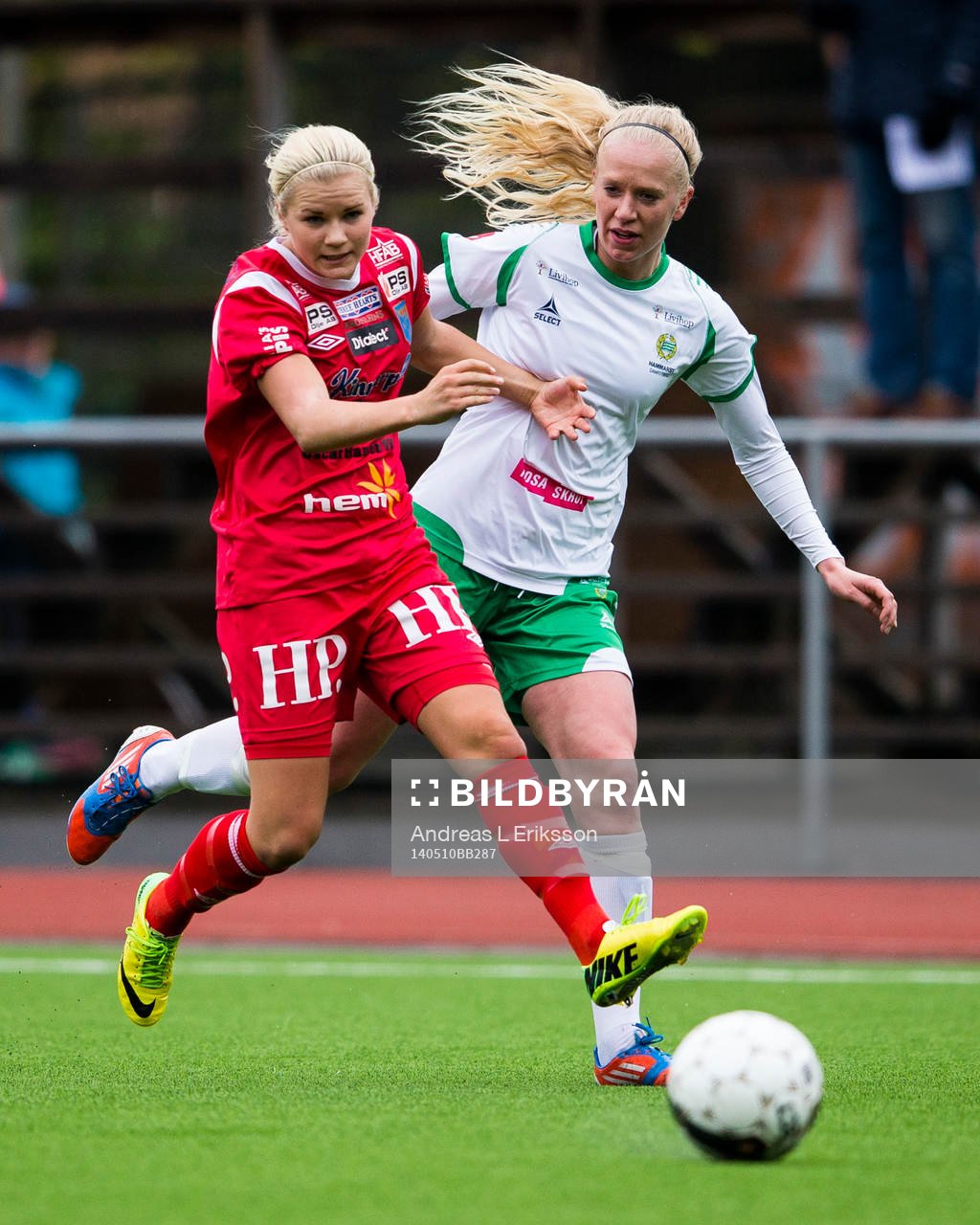 Halmias Amanda Johnsson Haahr och Hammarbys Alexandra