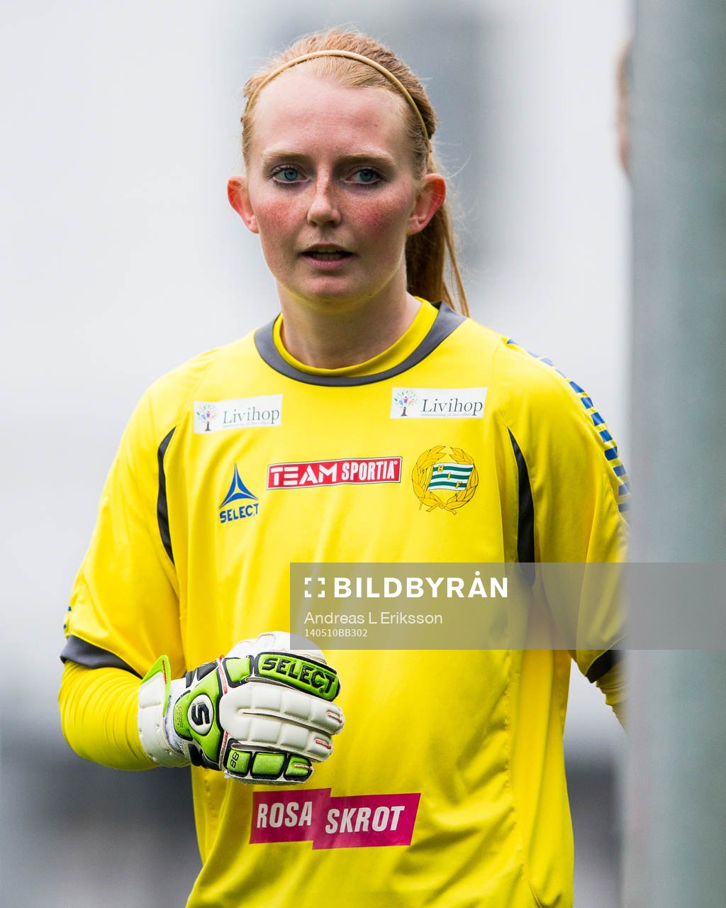 Hammarbys målvakt Emelie Ekman