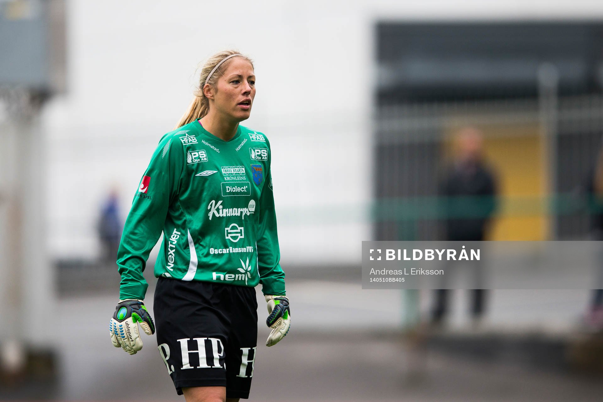 Halmias målvakt Anna Eckert