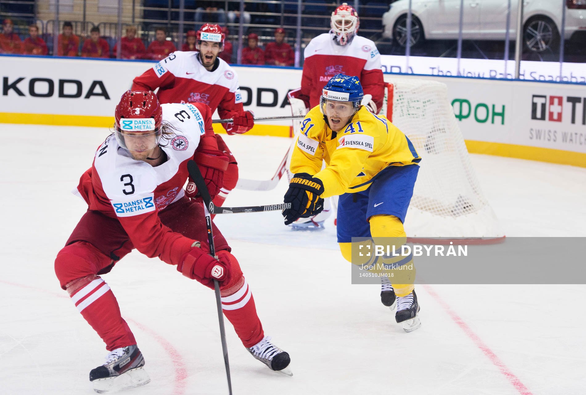 Danmarks Philip Larsen och Sveriges Gustav Nyquist