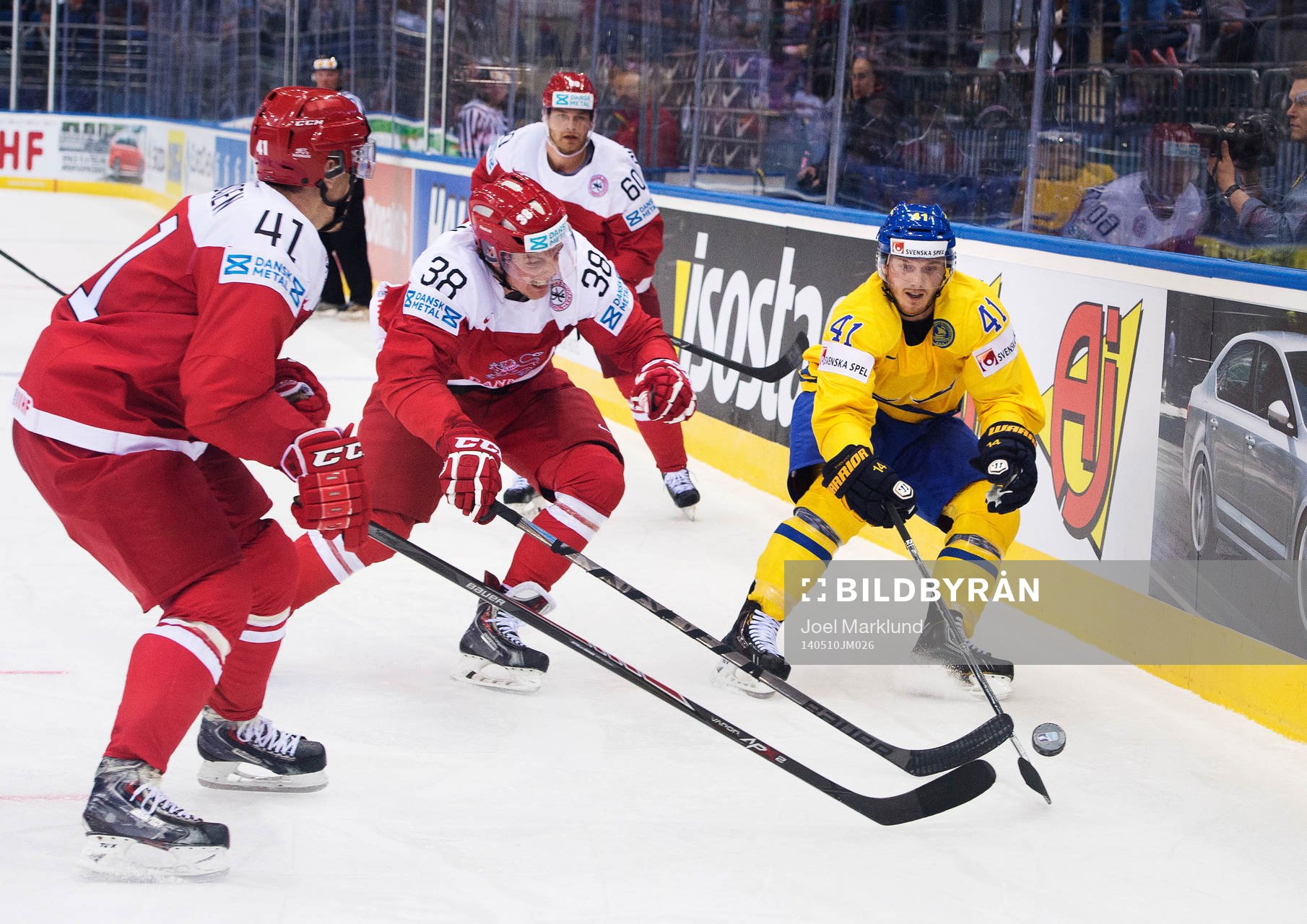 Danmarks Jesper B Jensen och Morten Poulsen utmanas av