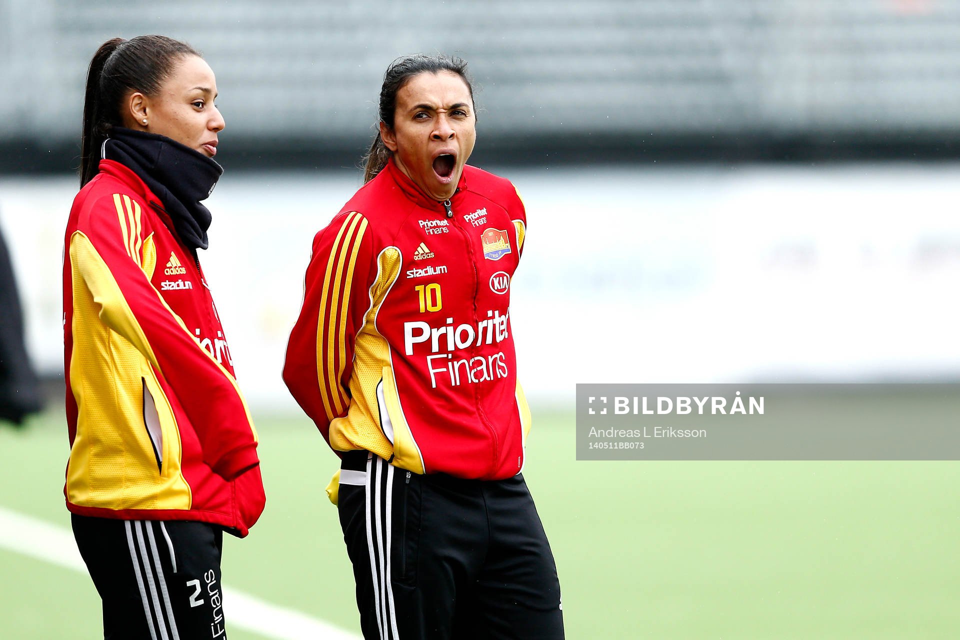 Tyresös Rilany Agular da Silva och Marta Vieira da Silva