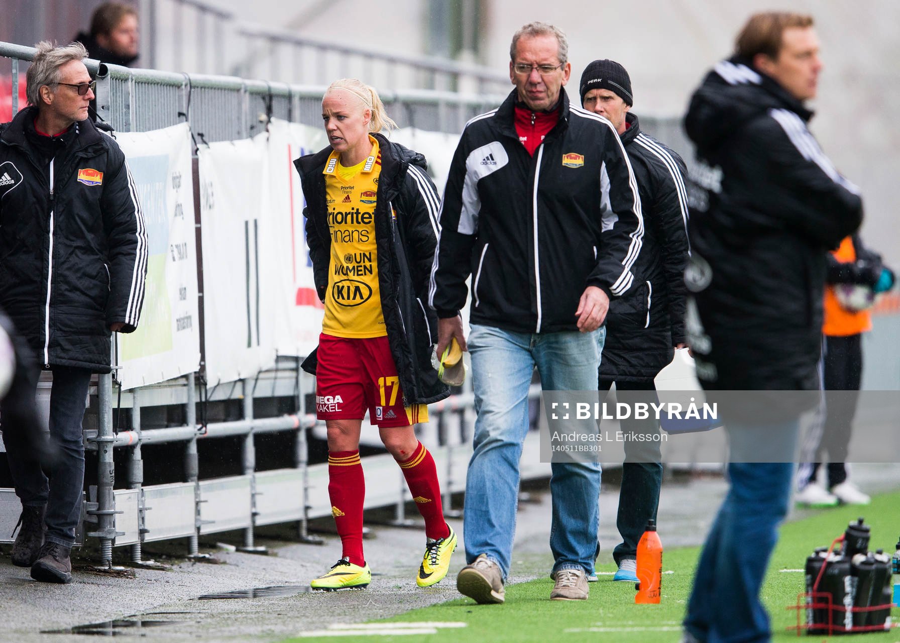 Tyresös Caroline Seger tvingas bryta matchen