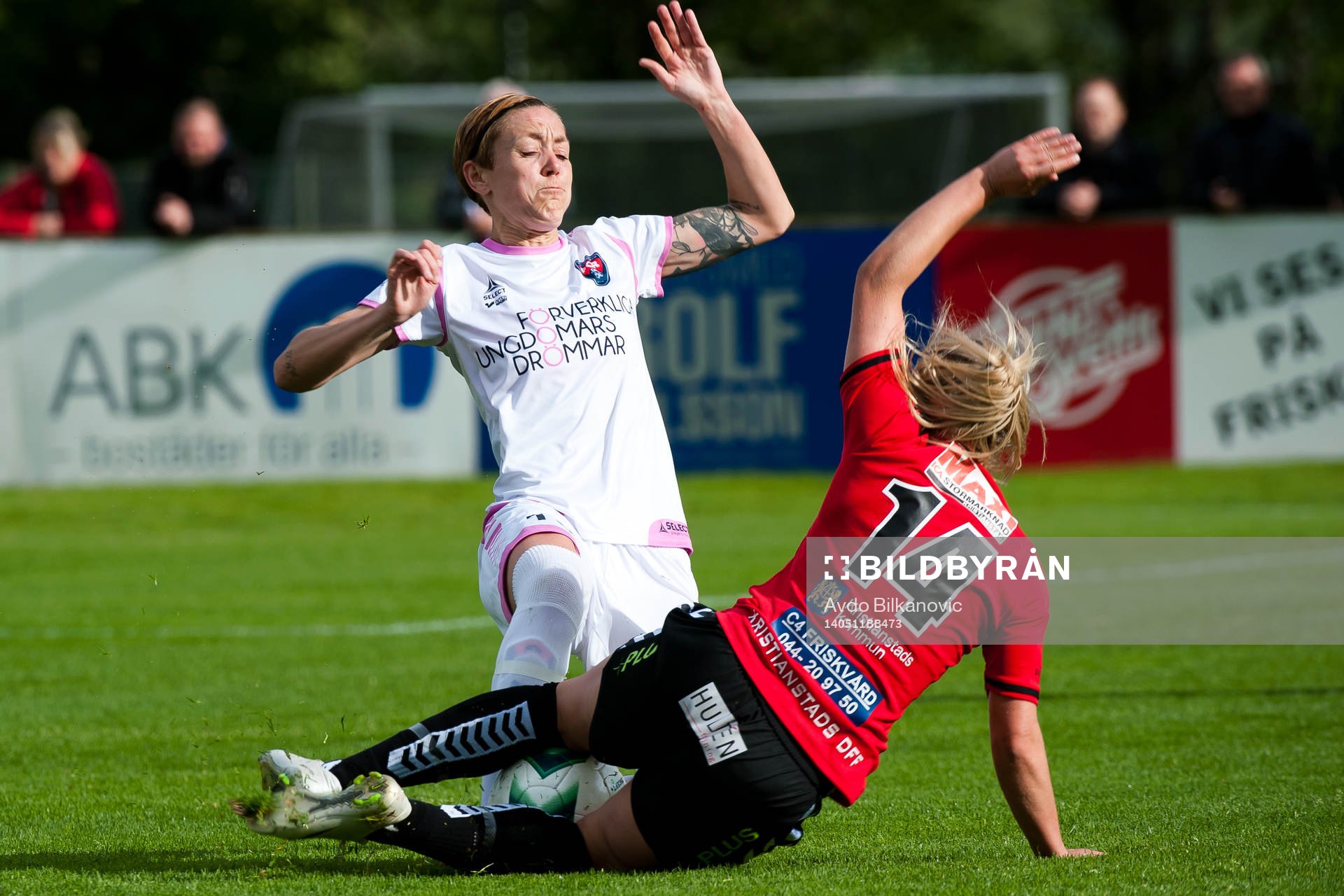 Rosengårds Therese Sjögran i  duell med Kristianstads