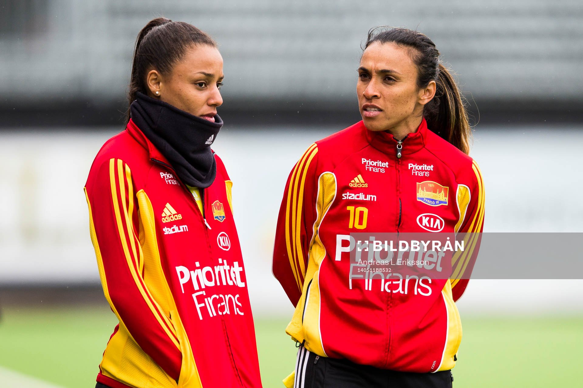 Tyresös Rilany Agular da Silva och Marta Vieira da Silva