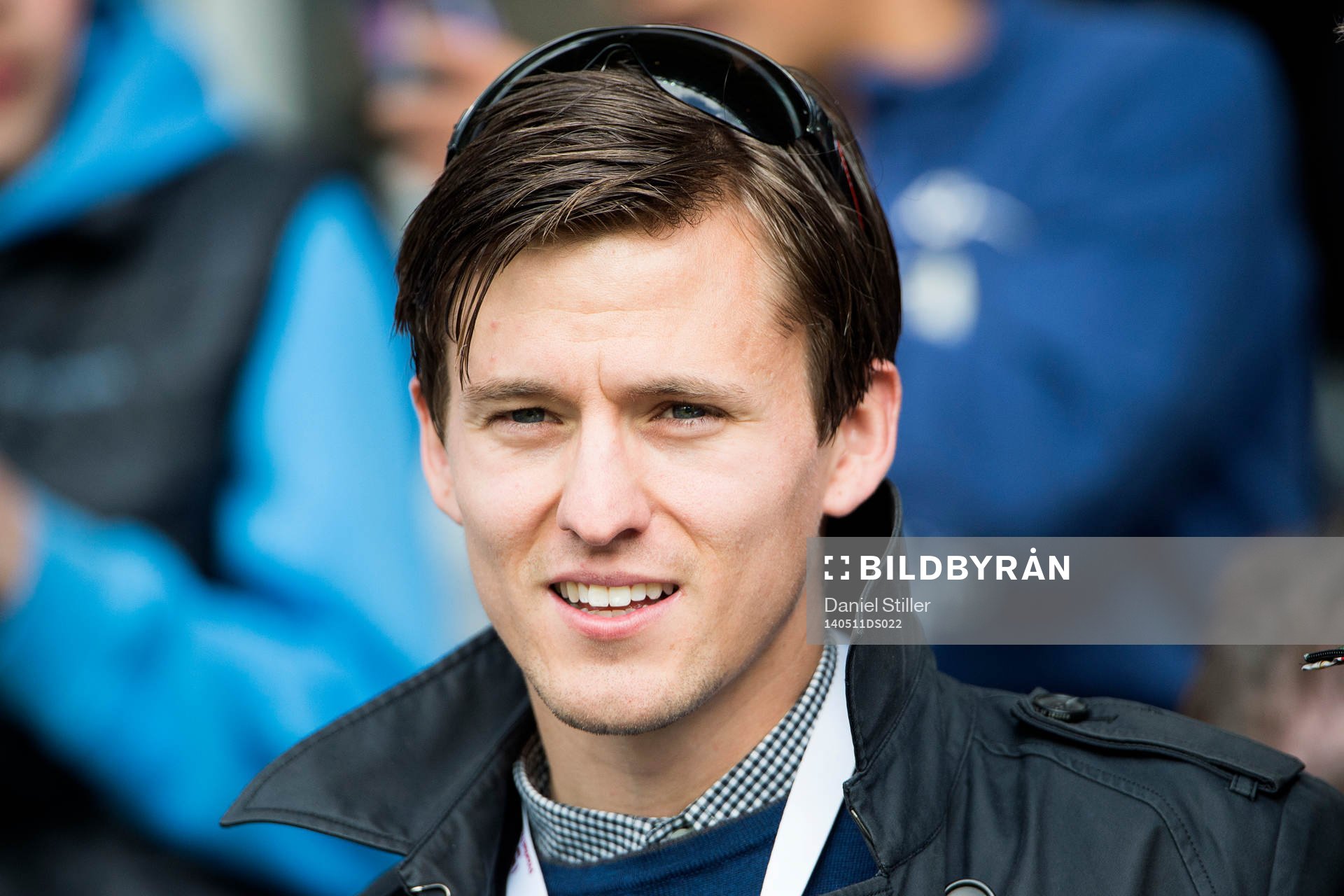IFK Göteborgs Lasse Vibe på läktaren