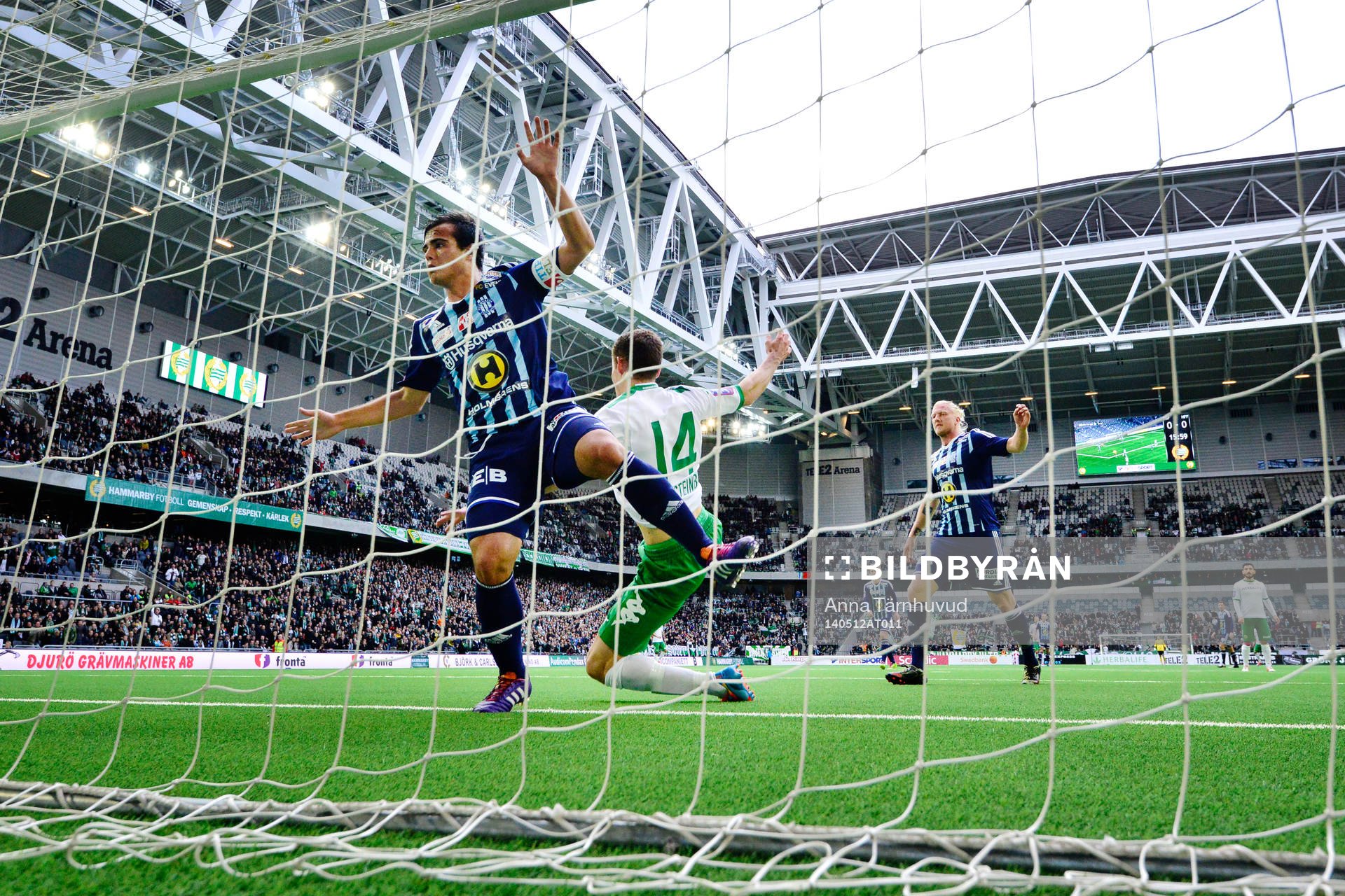 Hammarbys  Fredrik Torsteinbø gör 1-0