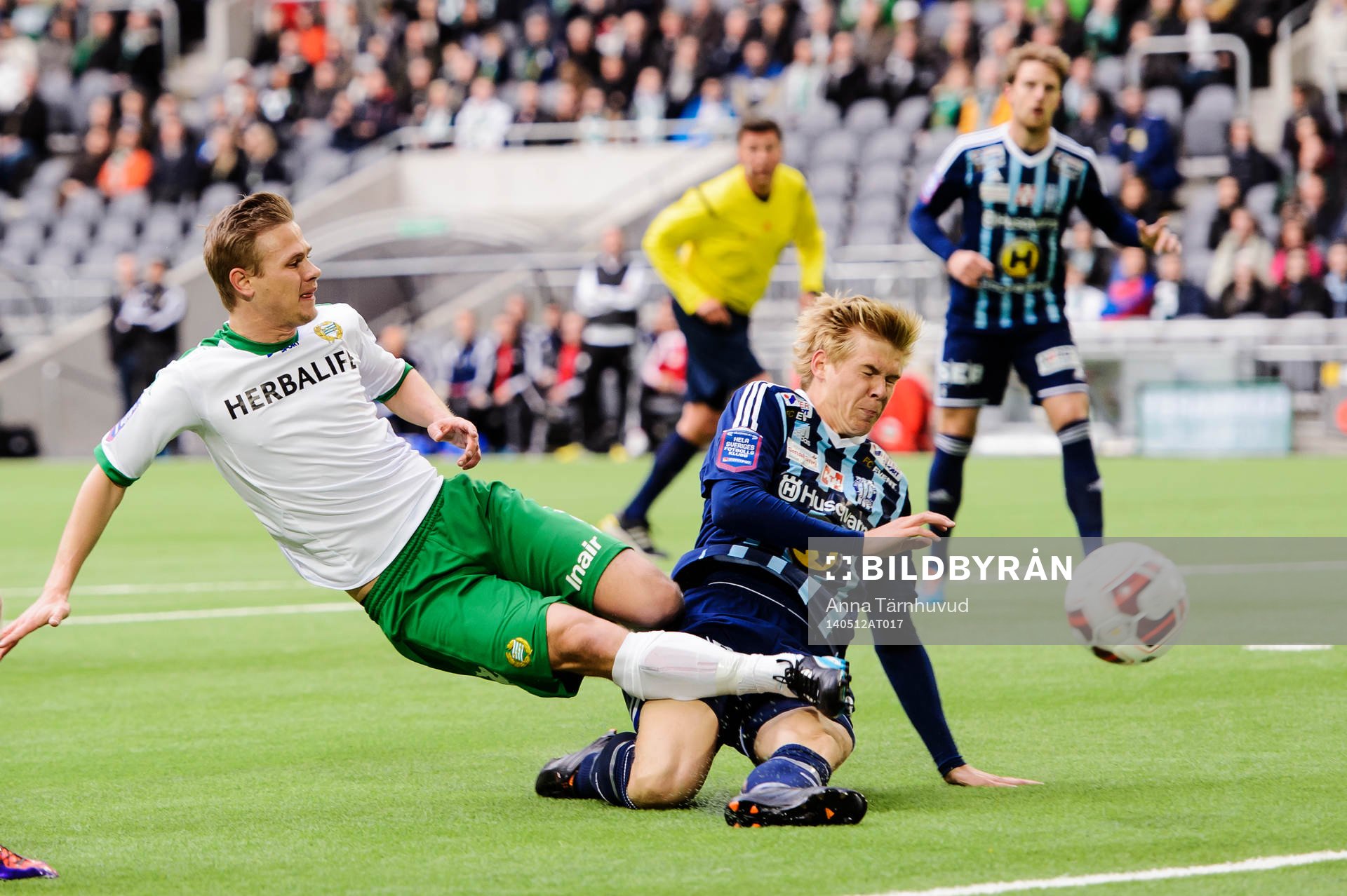 Hammarbys Erik Israelsson och Husqvarnas Erik Israelsson