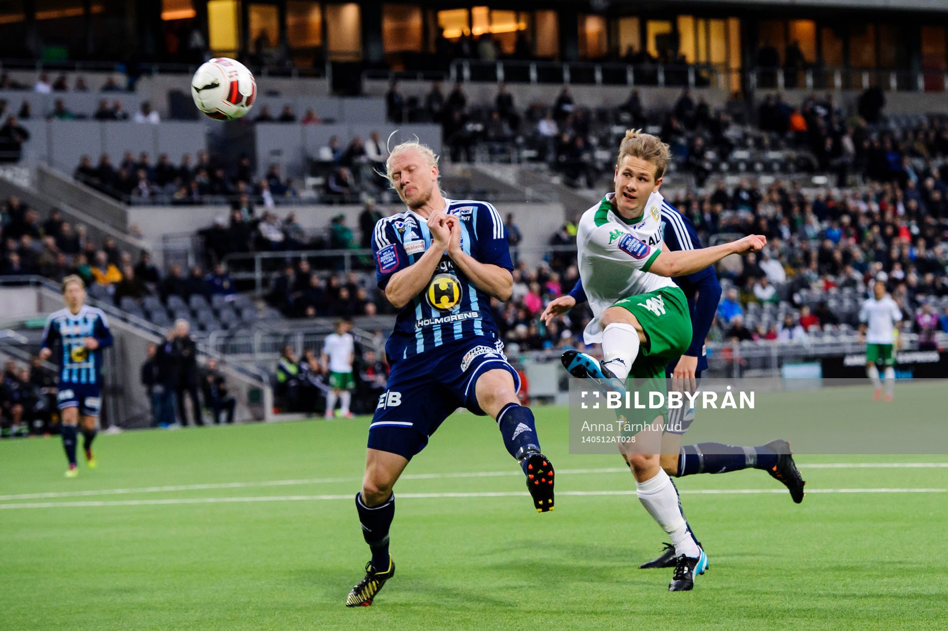 Husqvarnas Robin Cederberg, Hammarbys Erik Israelsson
