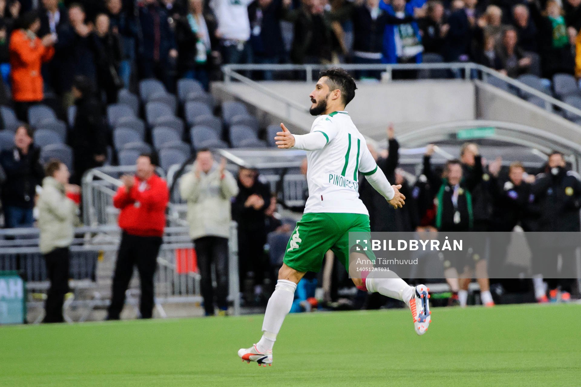 Hammarbys Pablo Piñones-Arce jublar