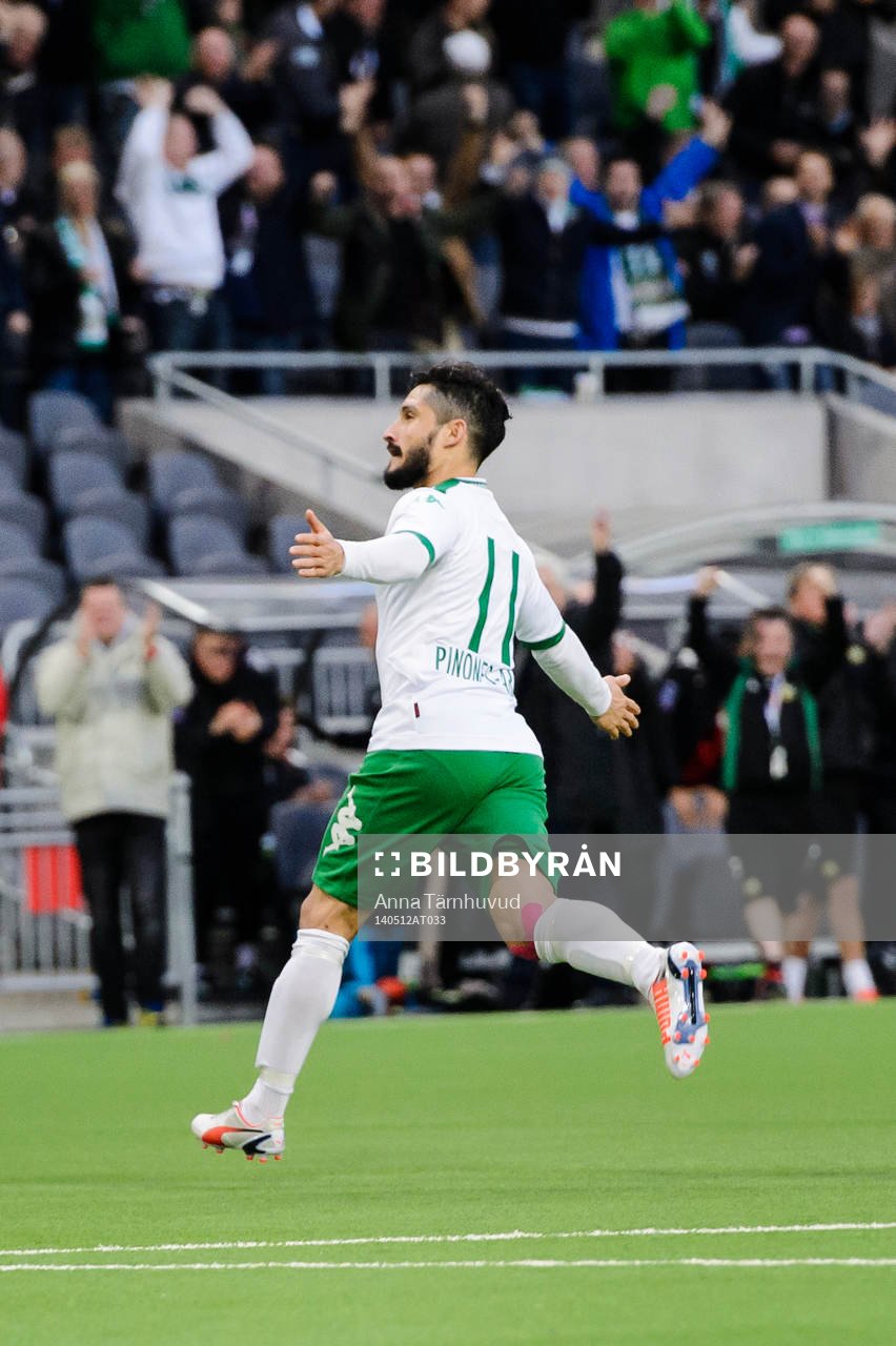 Hammarbys Pablo Piñones-Arce jublar