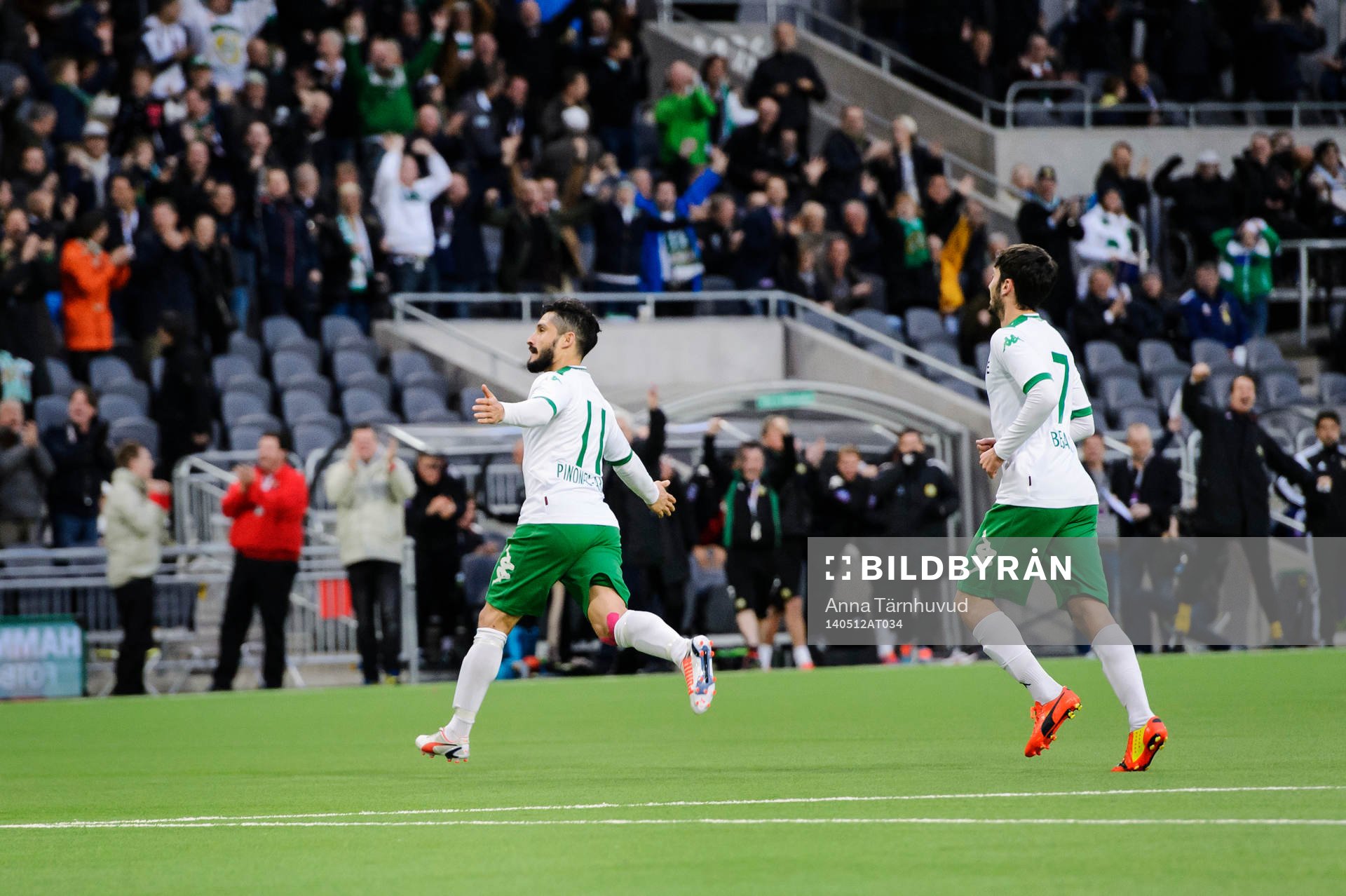 Hammarbys Pablo Piñones-Arce jublar