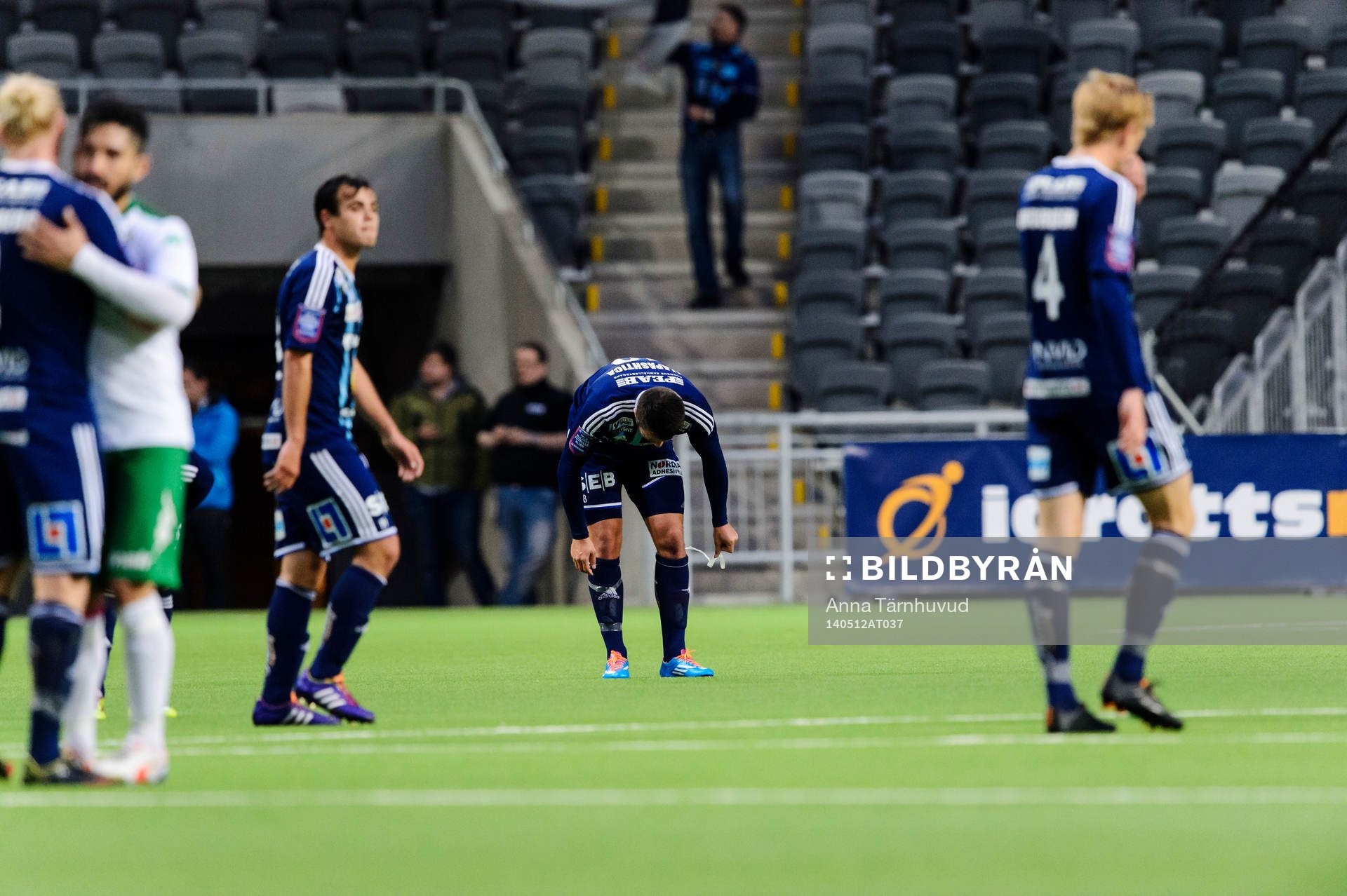 Husqvarnas spelare deppar