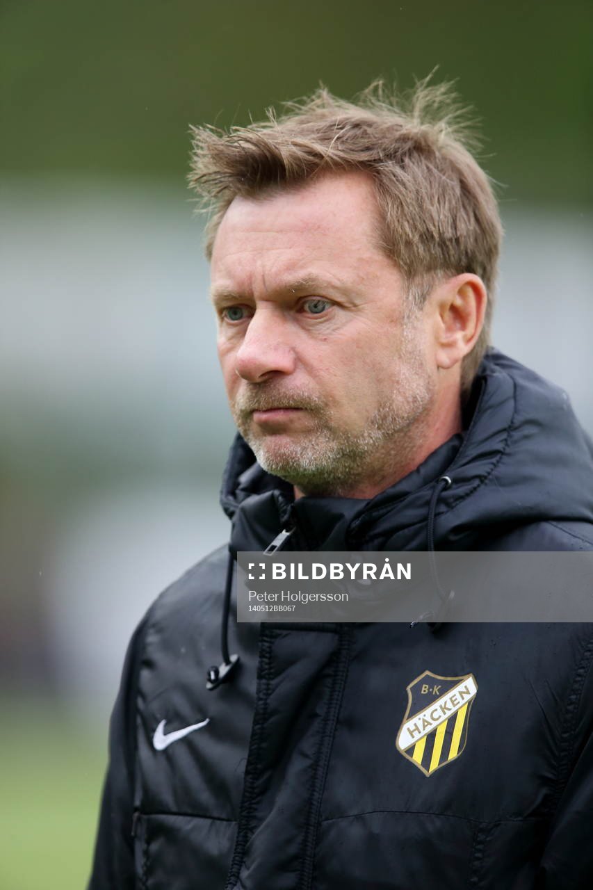 Häckens tränare Peter Gerhardsson