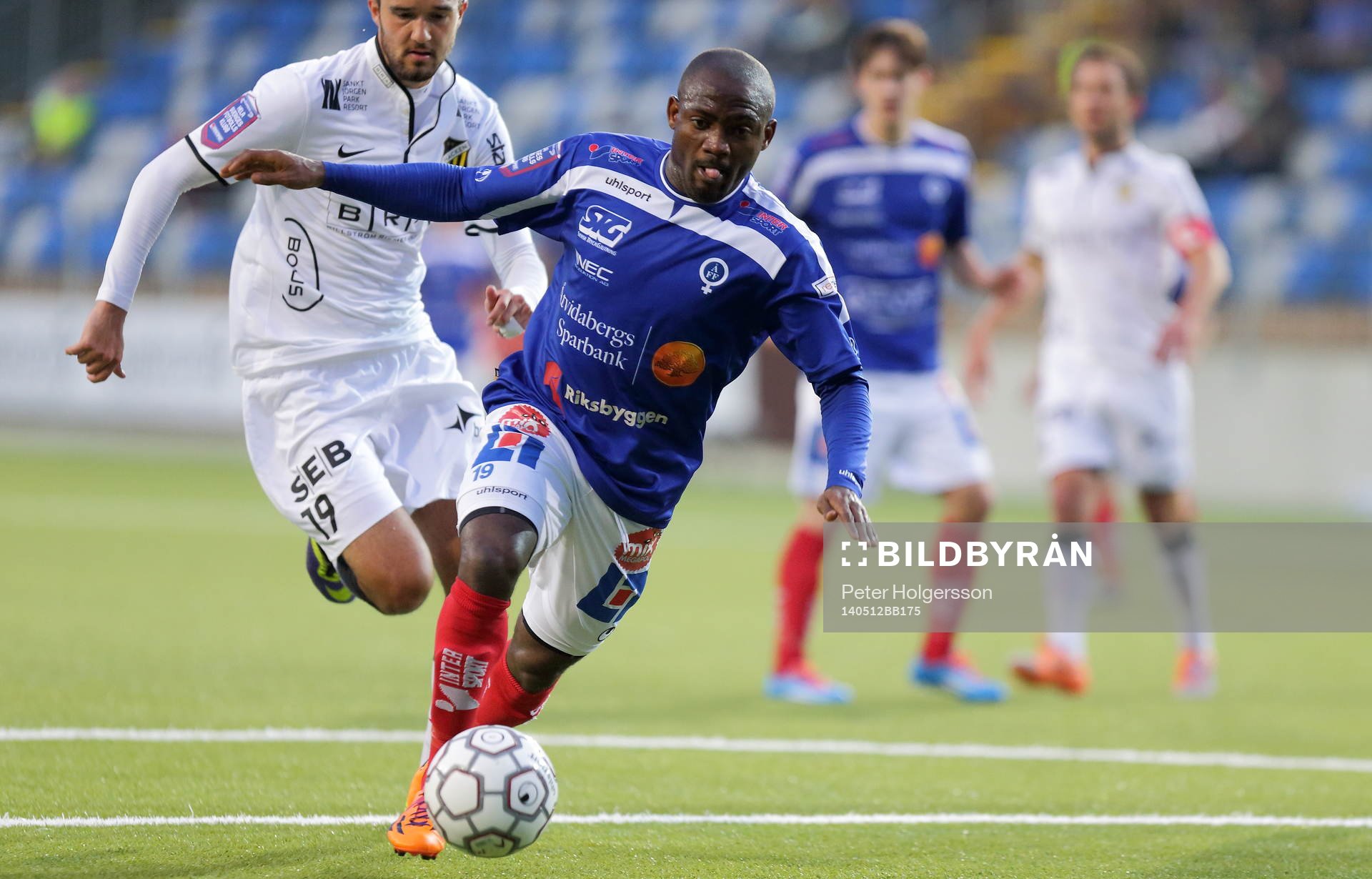 Åtvidabergs John Owoeri mot mål