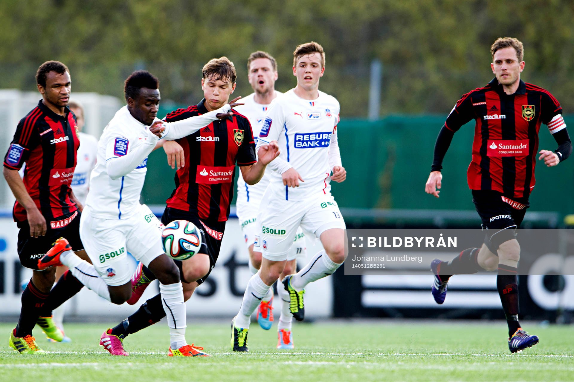 Helsingborgs David Accam och Alexander Achinioti Jönsson
