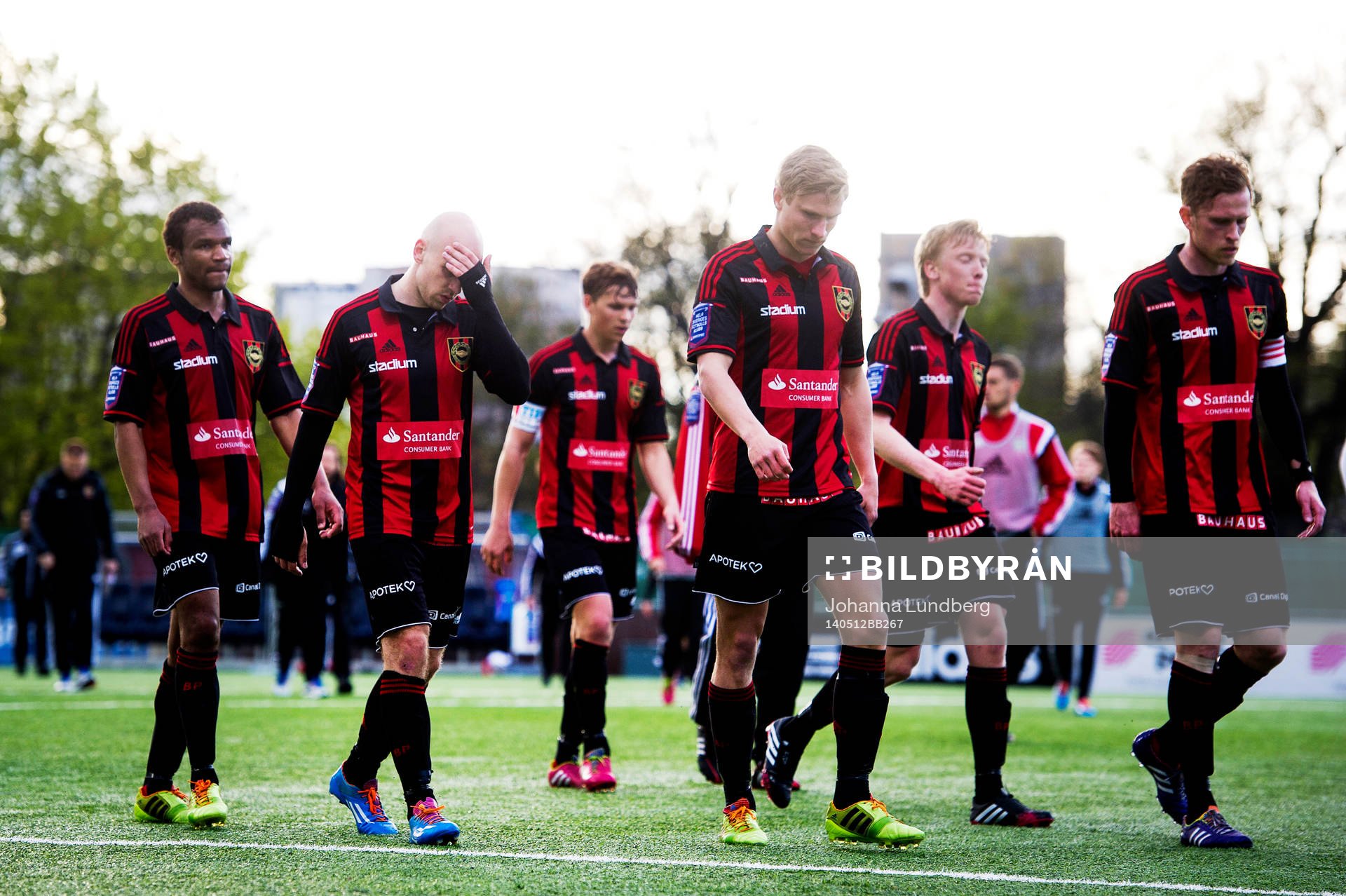 Brommapojkarnas spelare deppar