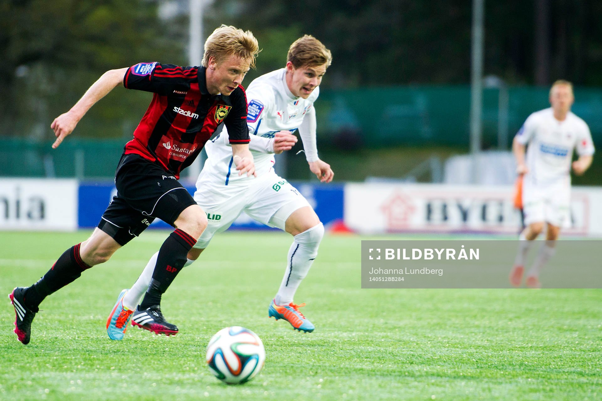 Brommapojkarnas Gustav Sandberg Magnusson mot Helsingborgs
