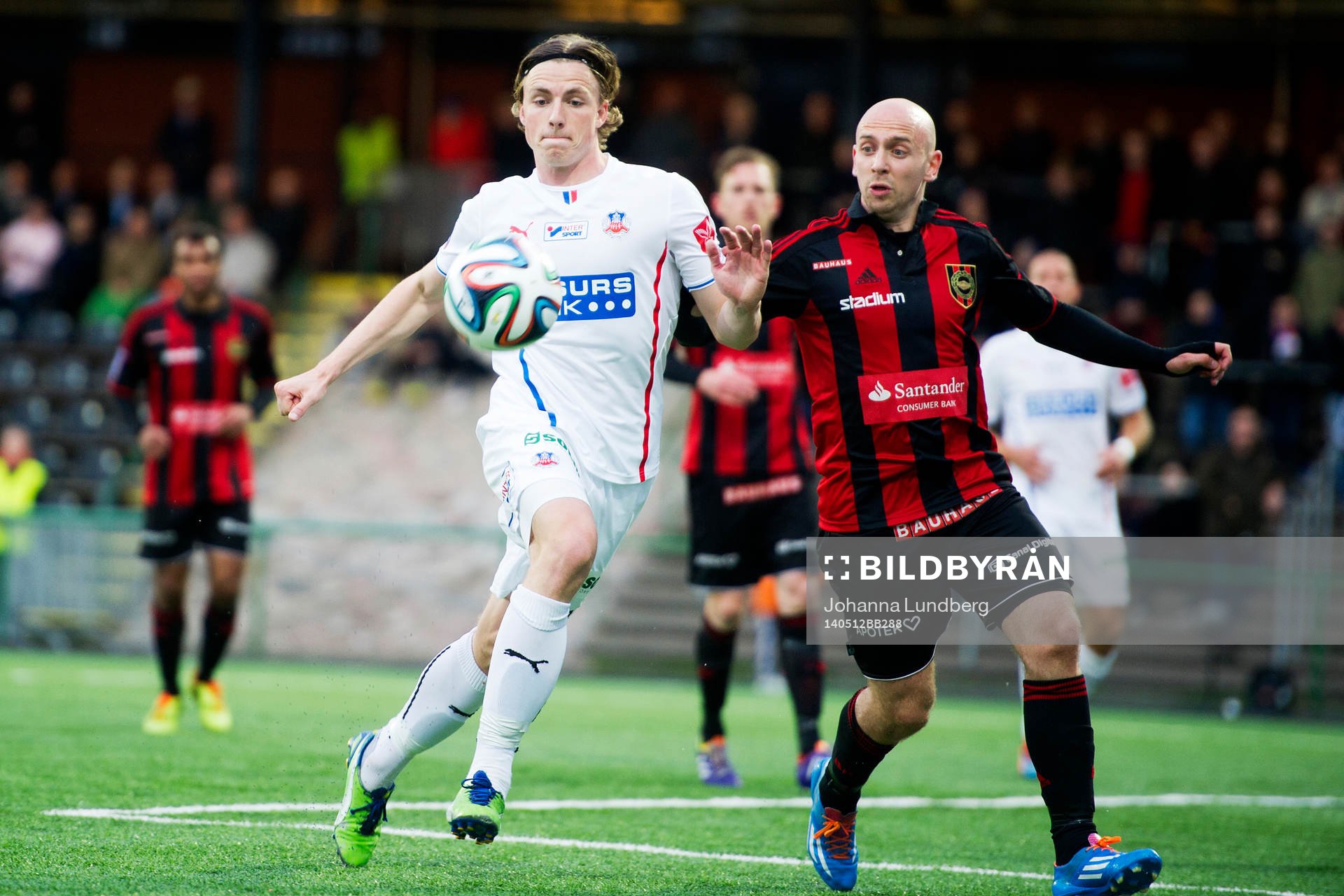 Helsingborgs Carl Johansson mot Brommapojkarnas Kristinn