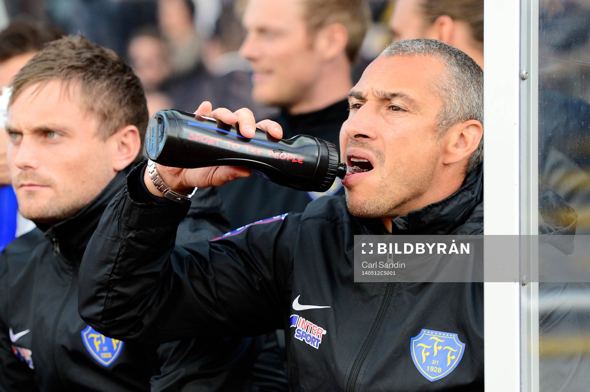 Falkenbergs tränare Henrik Larsson