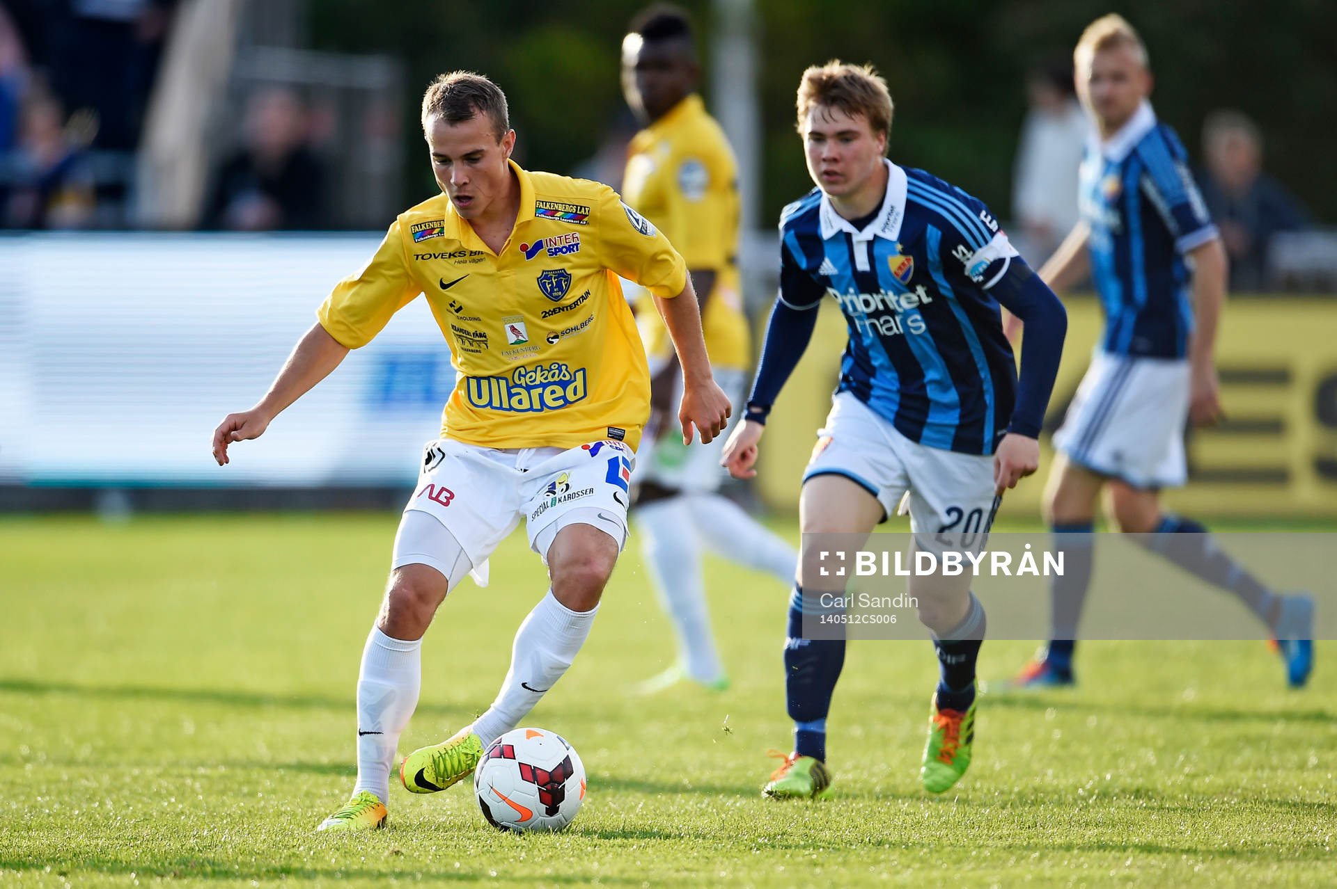 Falkenbergs Calle Wede och Djurgårdens Simon Tibbling