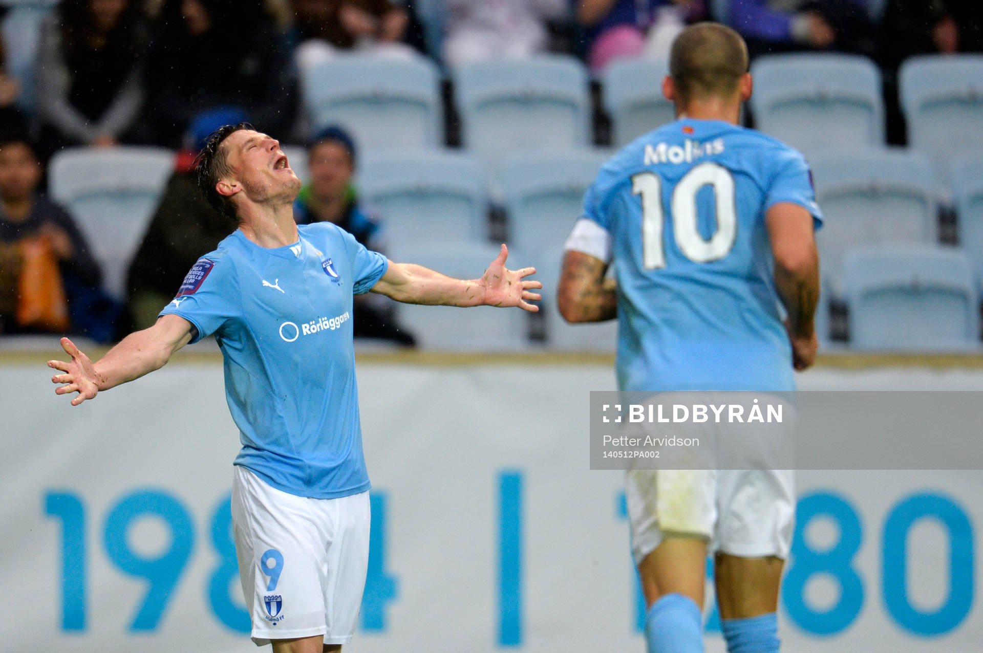 Malmö FFs Markus Rosenberg jublar