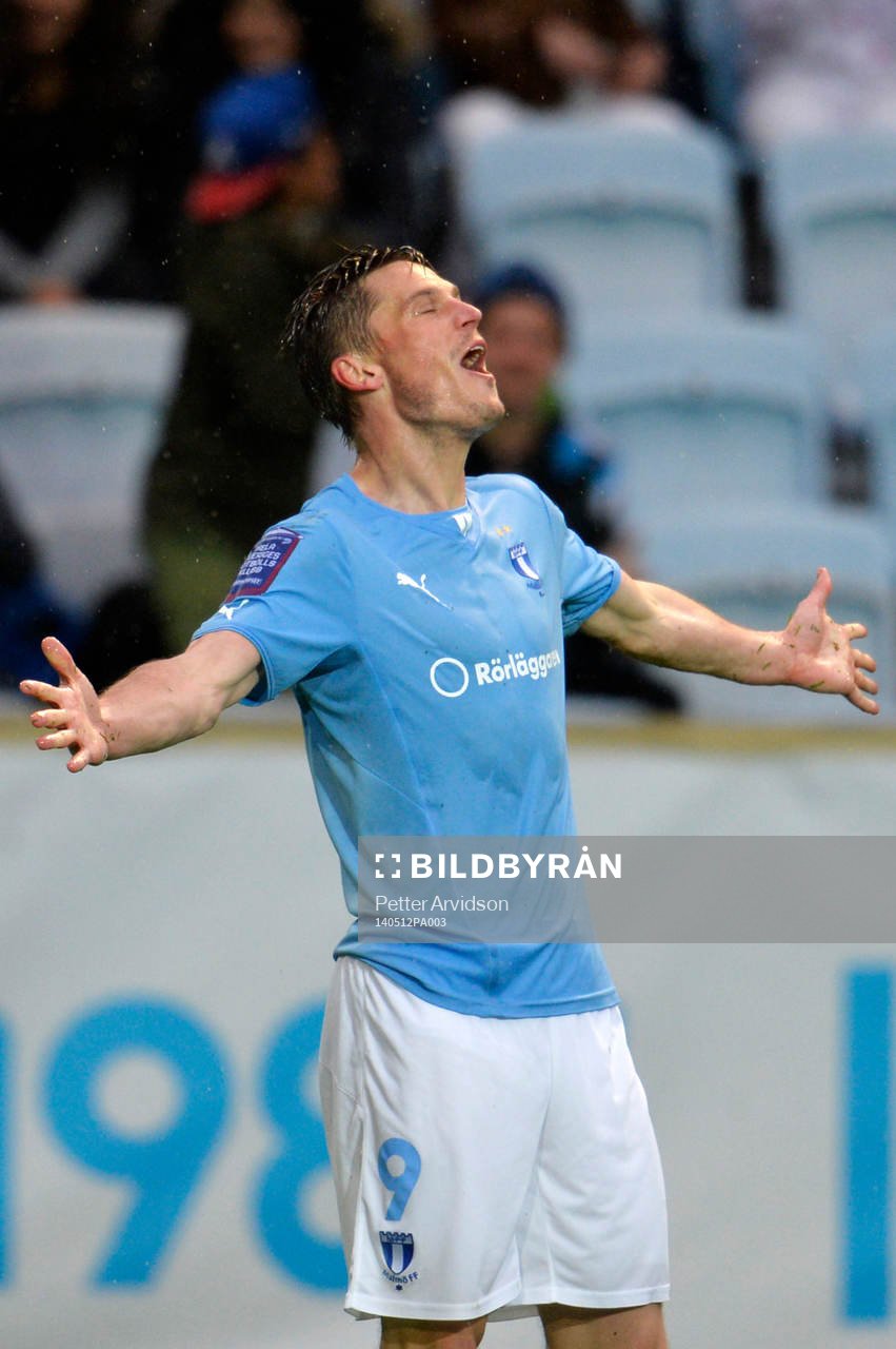 Malmö FFs Markus Rosenberg jublar