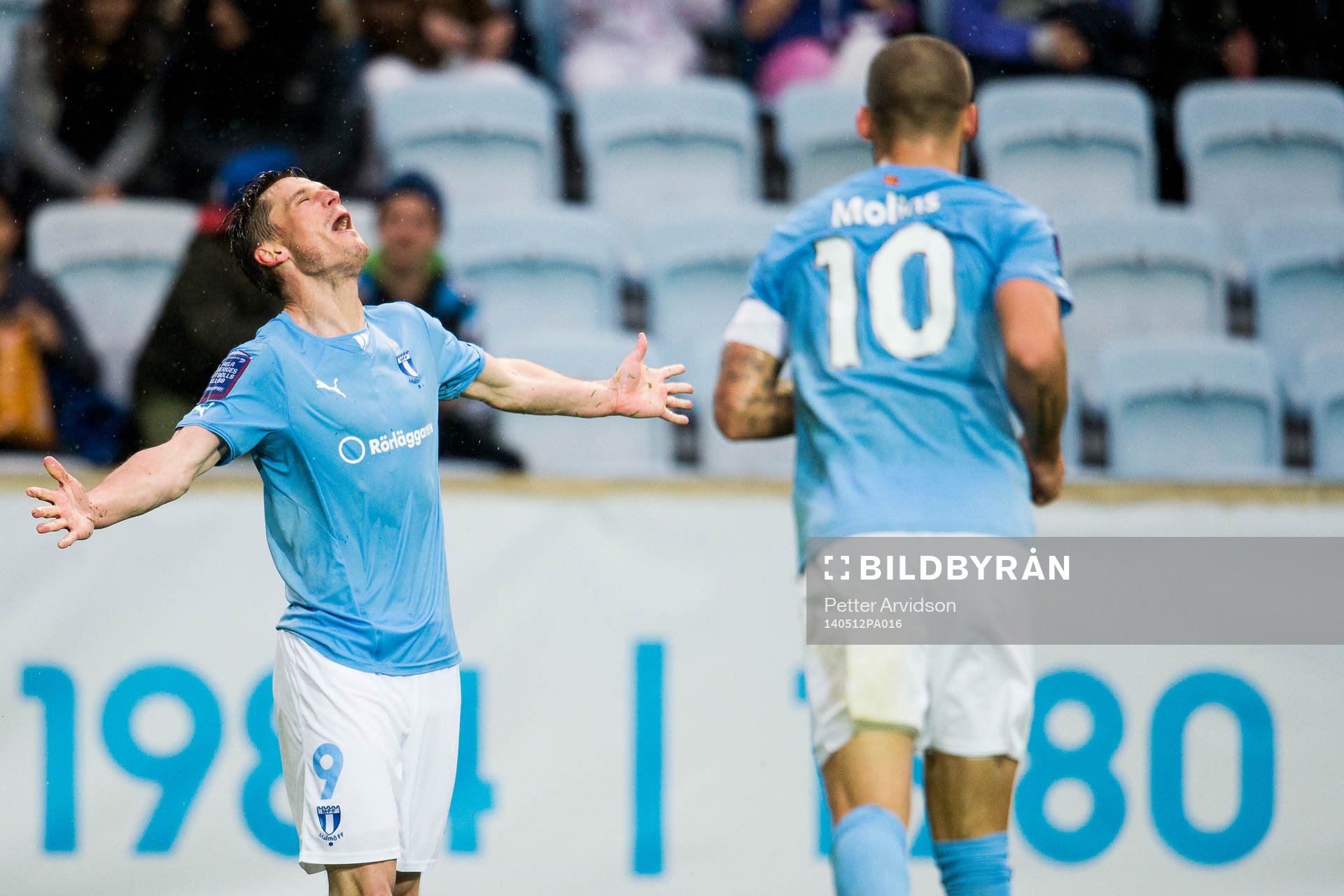 Malmö FFs Markus Rosenberg jublar