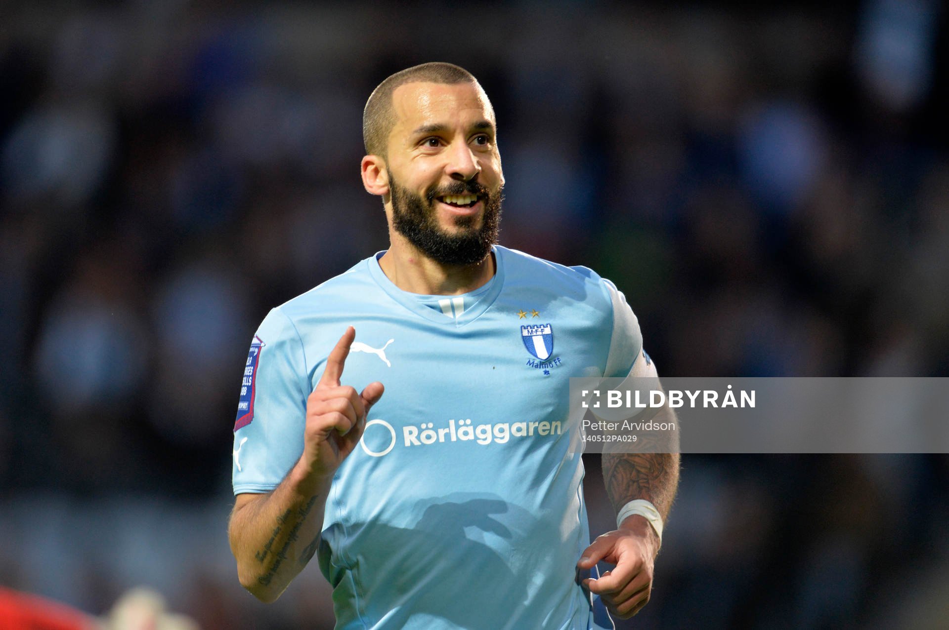 Malmö FFs Guillermo Molins jublar