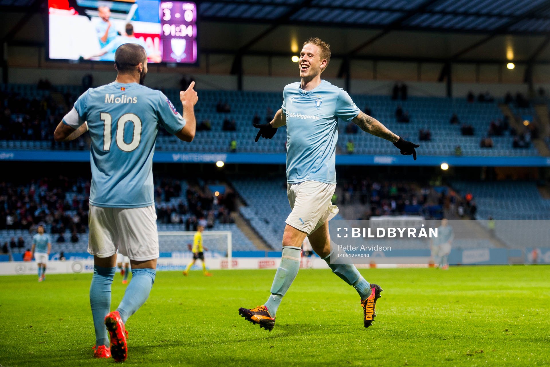 Malmö FFs Guillermo Molins jublar
