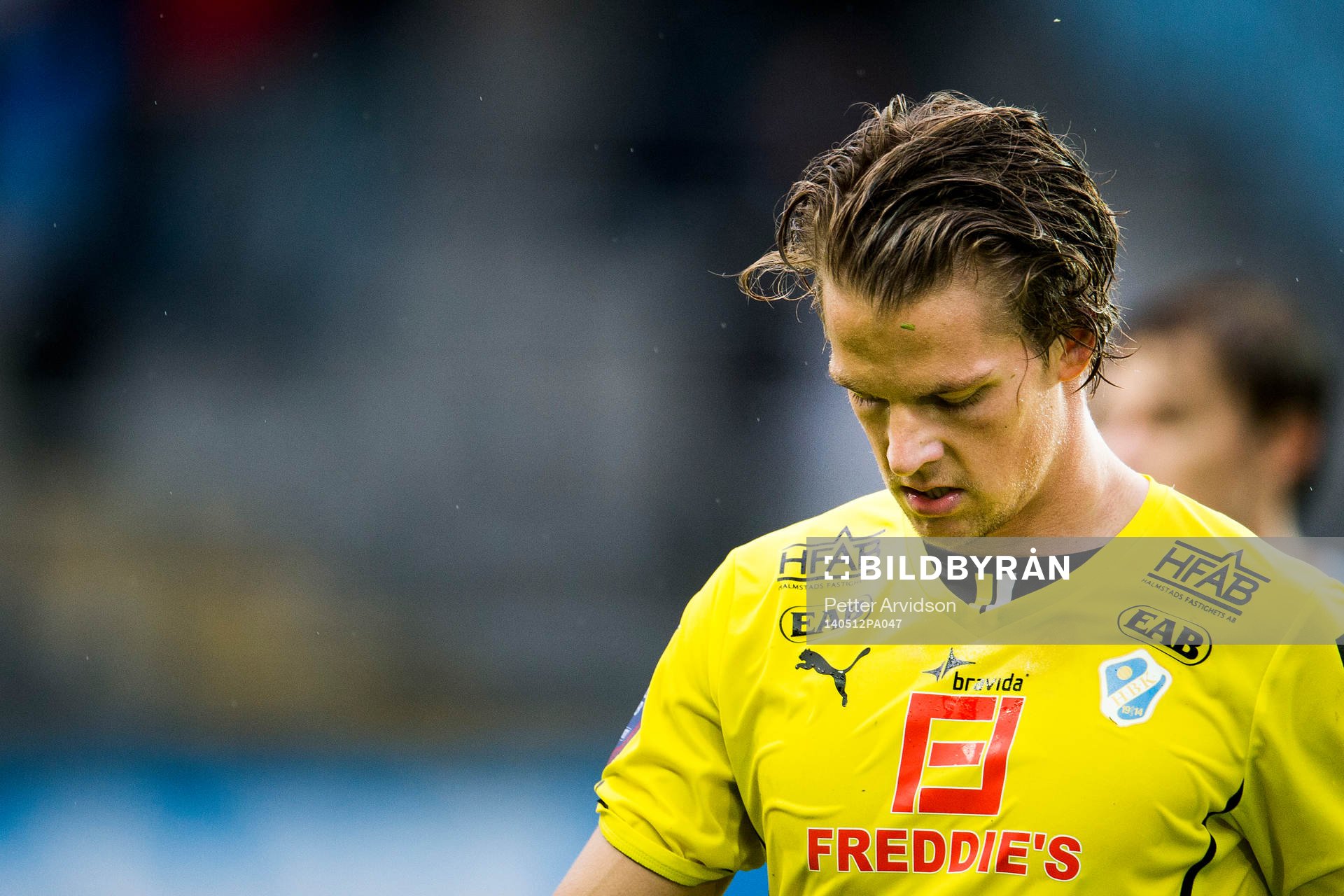 Halmstads Fredrik Liverstam deppar