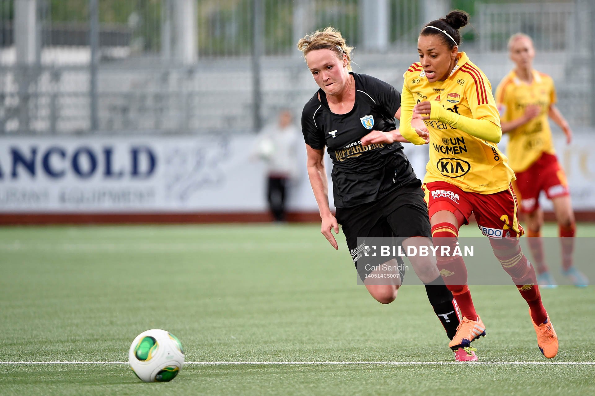 Göteborgs Sofia Skog och Tyresös Rilany Agular da Silva