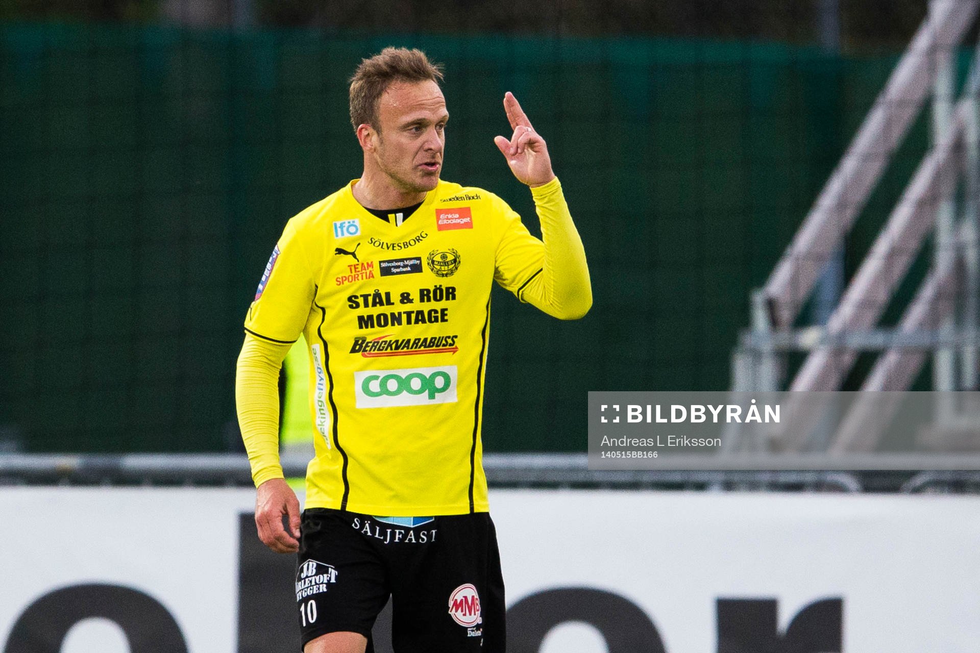 Mjällbys Marcus Ekenberg jublar
