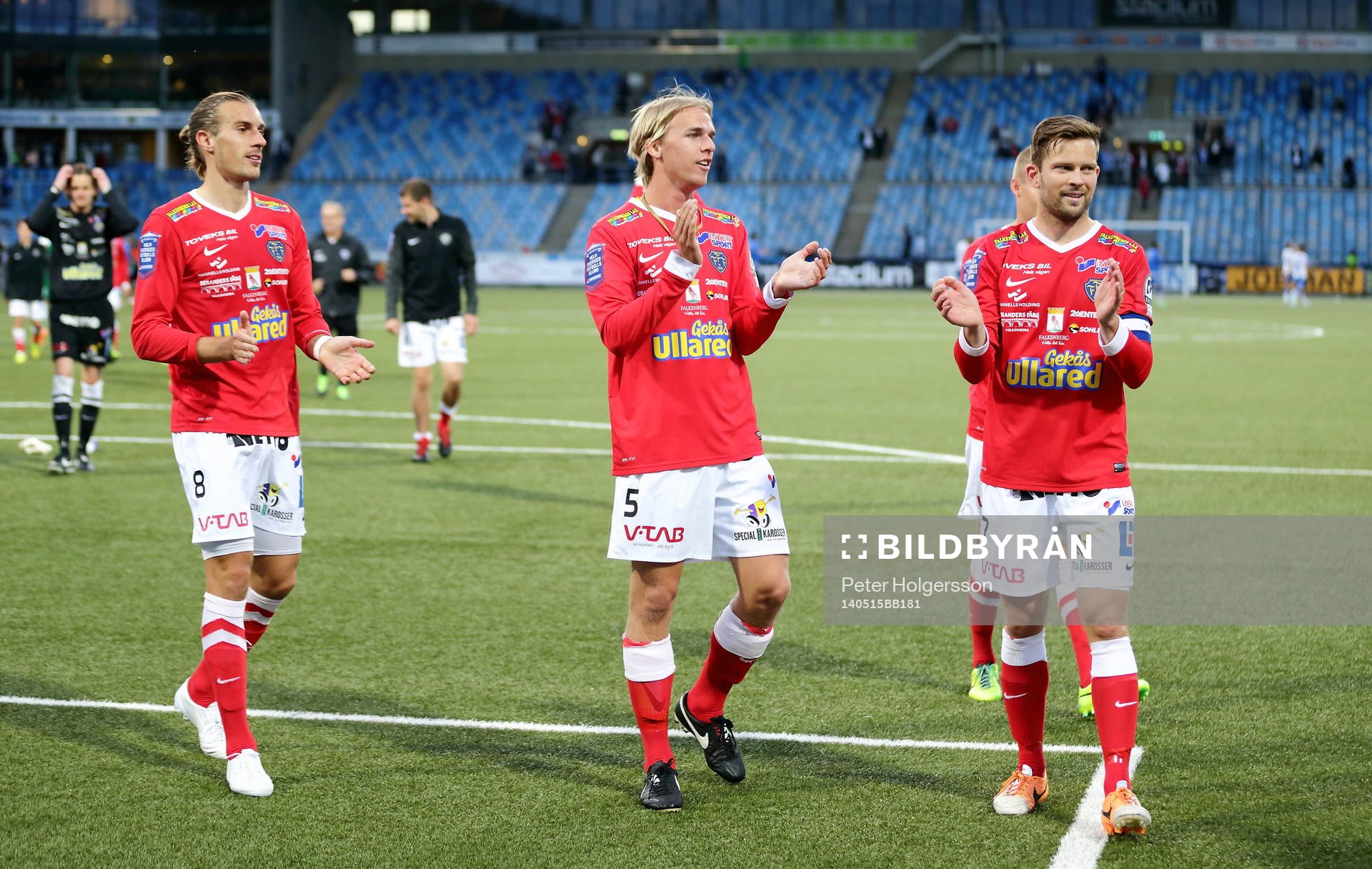 Falkenbergs Tobias Carlsson, Carl-Oscar Andersson, David