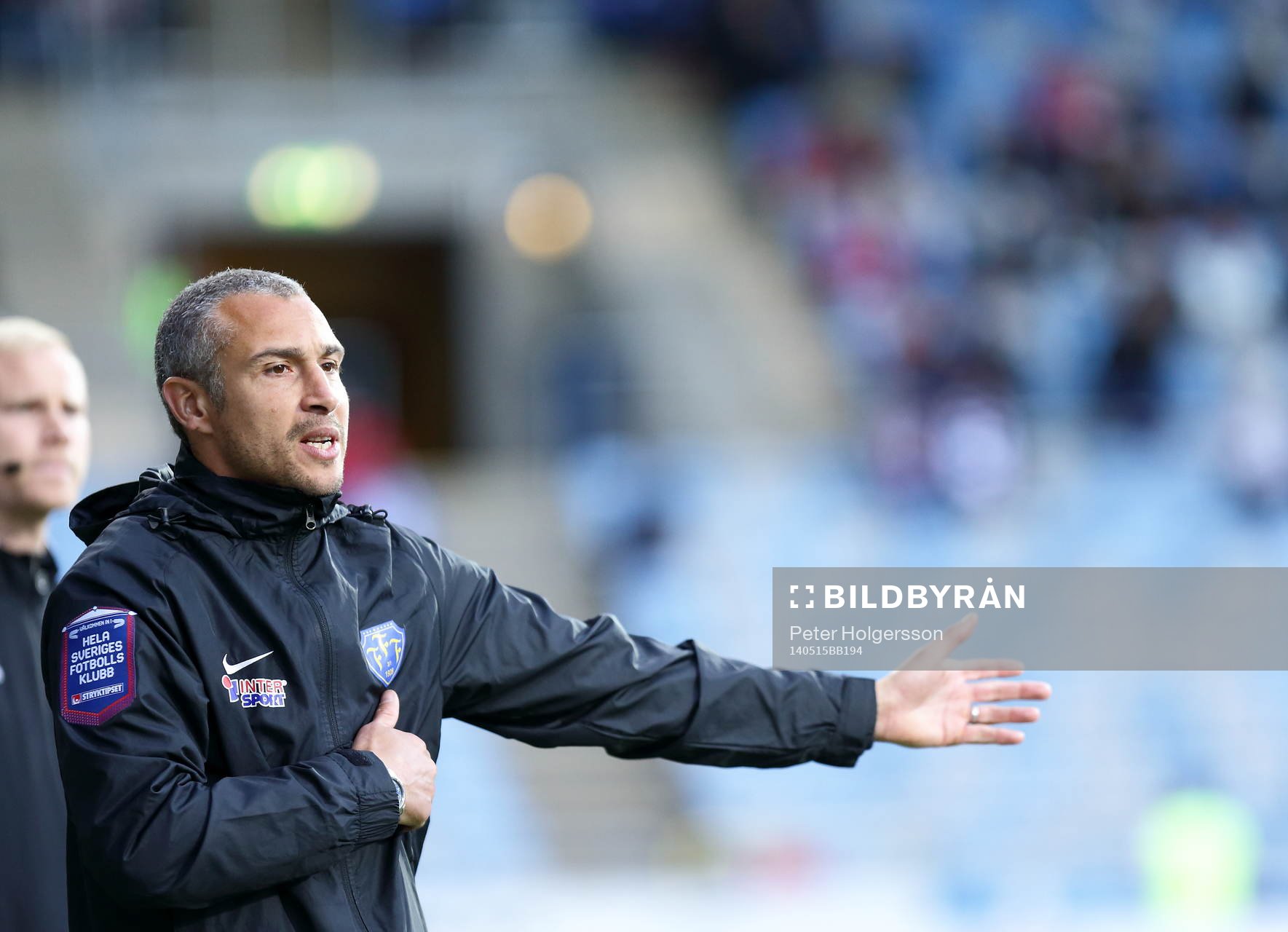 Falkenbergs tränare Henrik Larsson
