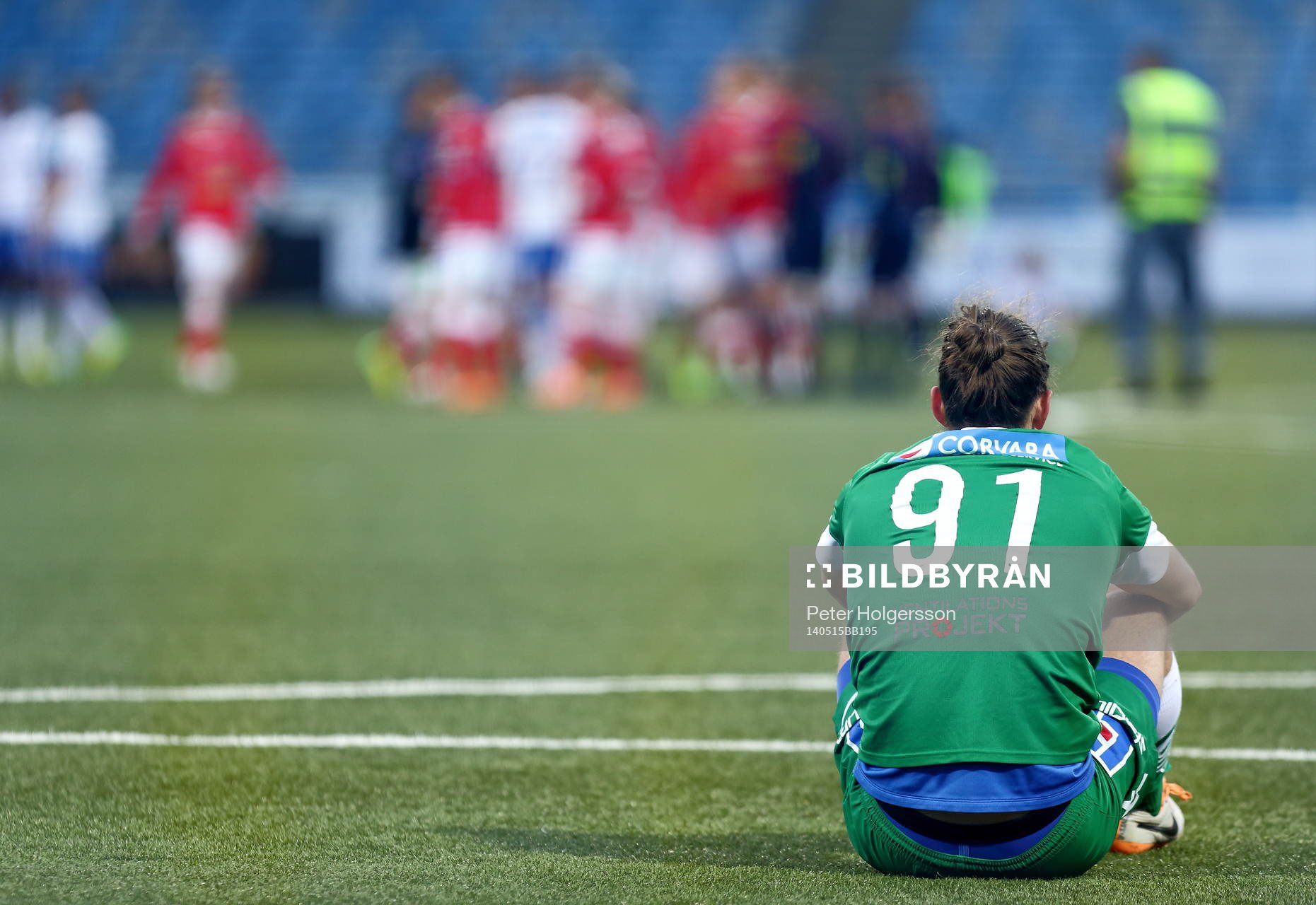 Norrköpings målvakt David Mitov Nilsson deppar