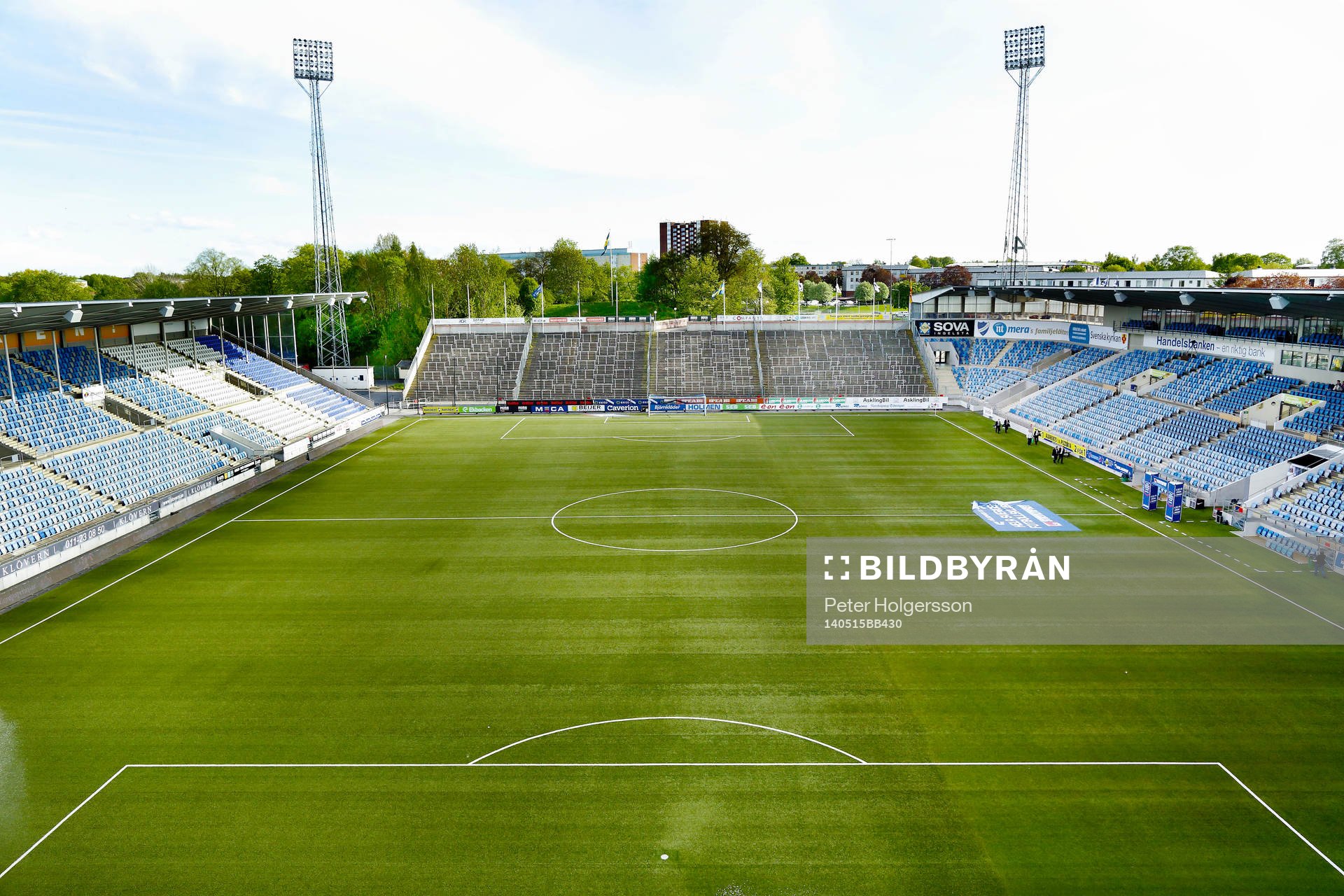 Nya Idrottsparken redo för fotbollsmatchen i Allsvenskan